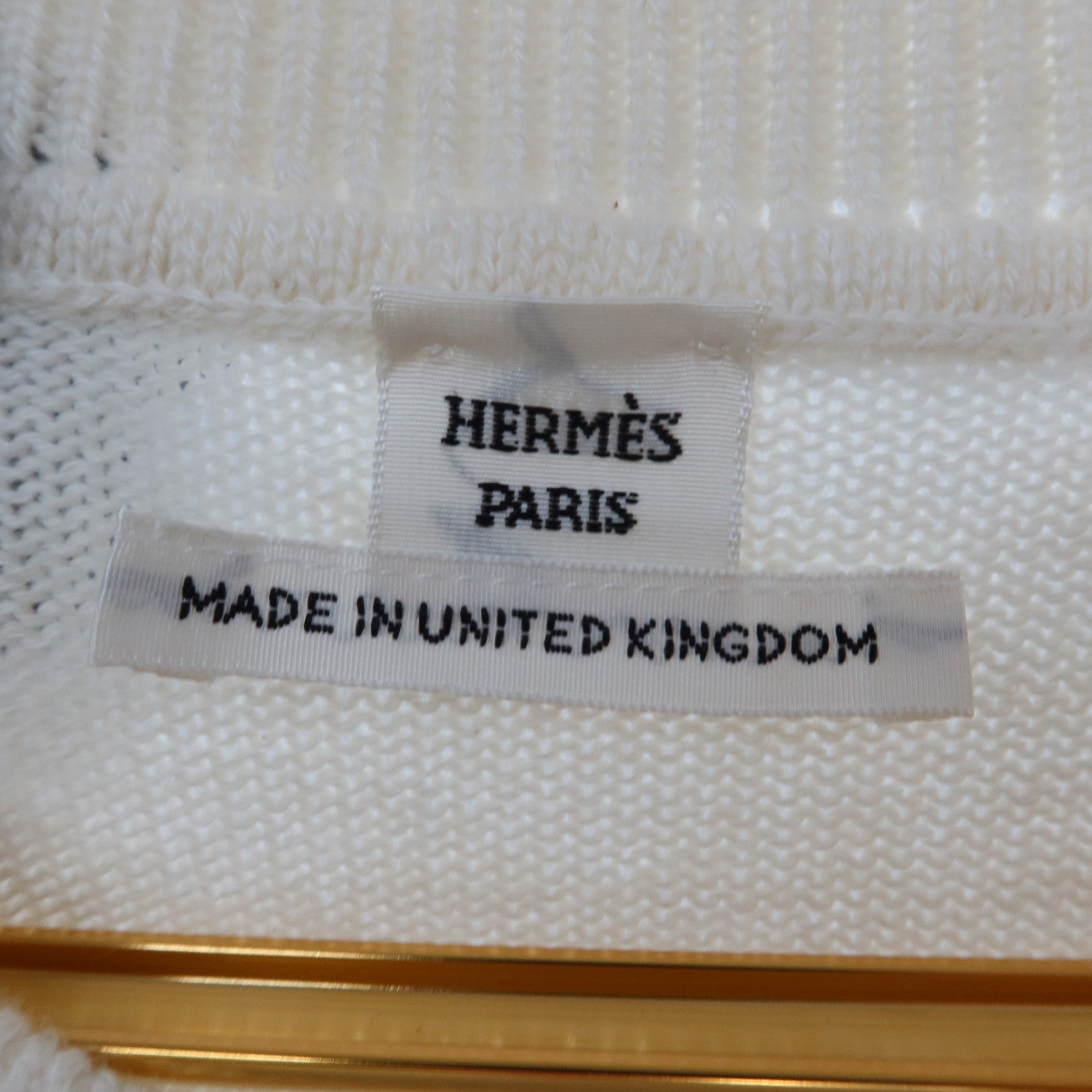 HERMES Cashmere/Cotton Knit針織
