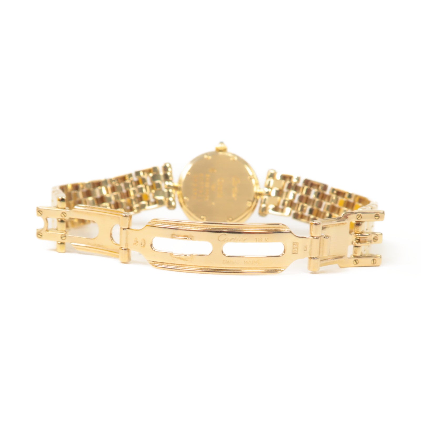 CARTIER Panthere SM 18K黃金手錶石英機芯米色