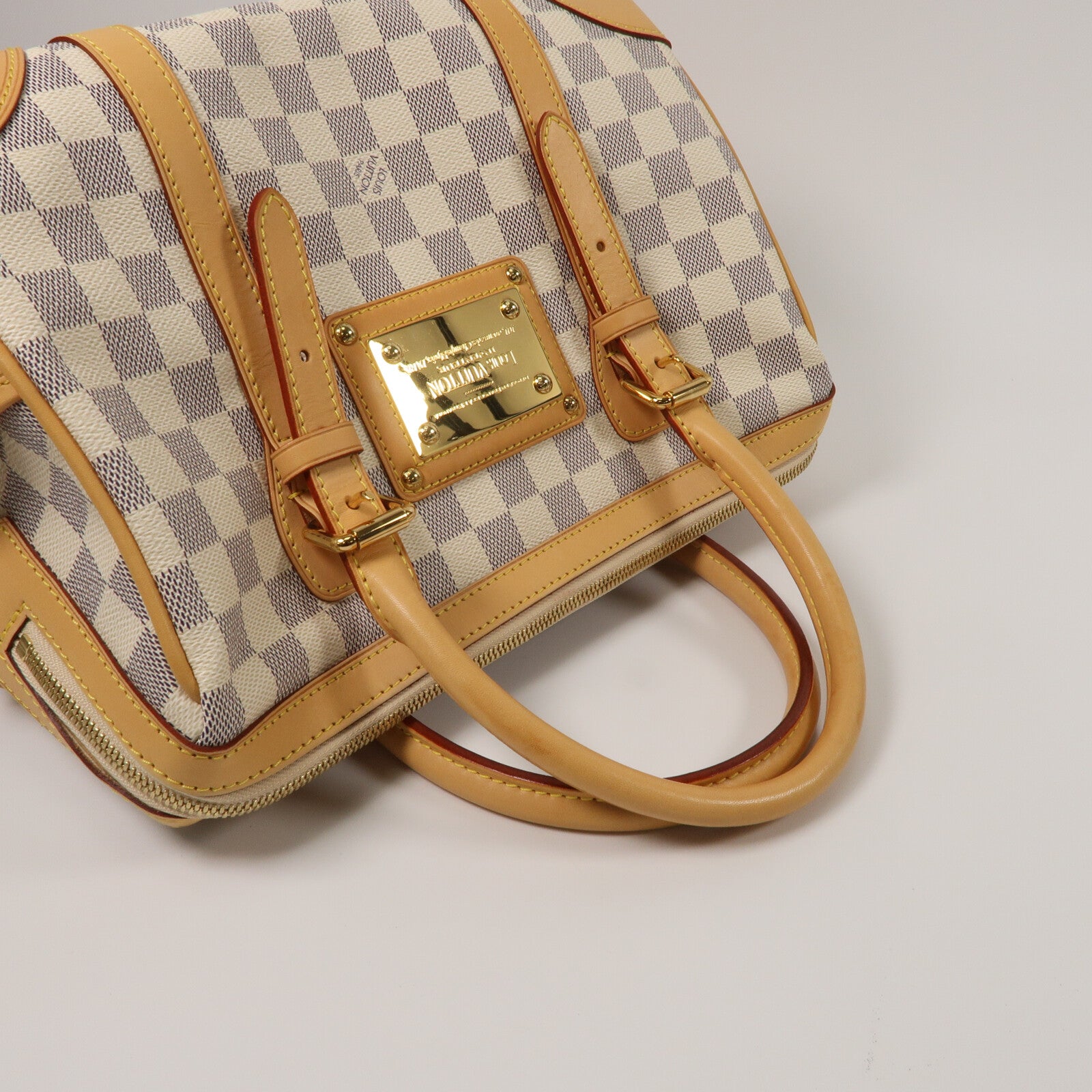 LOUIS VUITTON Damier Azur Berkeley手挽袋