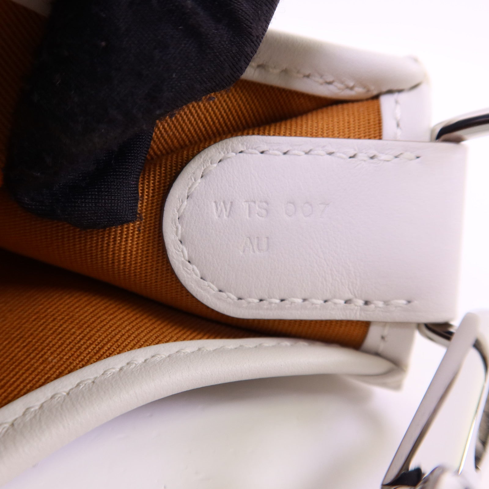 HERMES 帆布Evelyne PM銀扣肩背袋