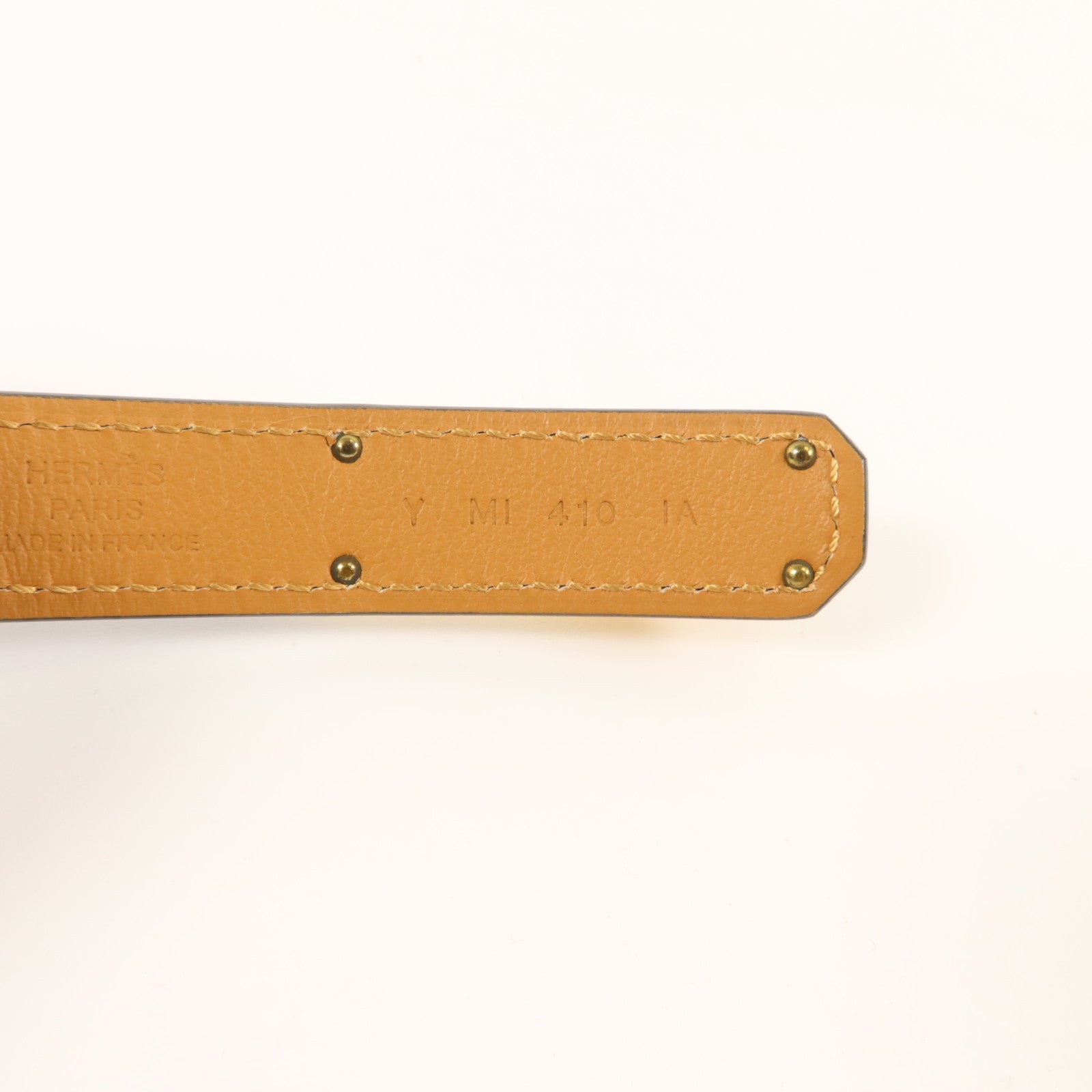 HERMES Epsom皮革Kelly 18 Belt皮帶Noir