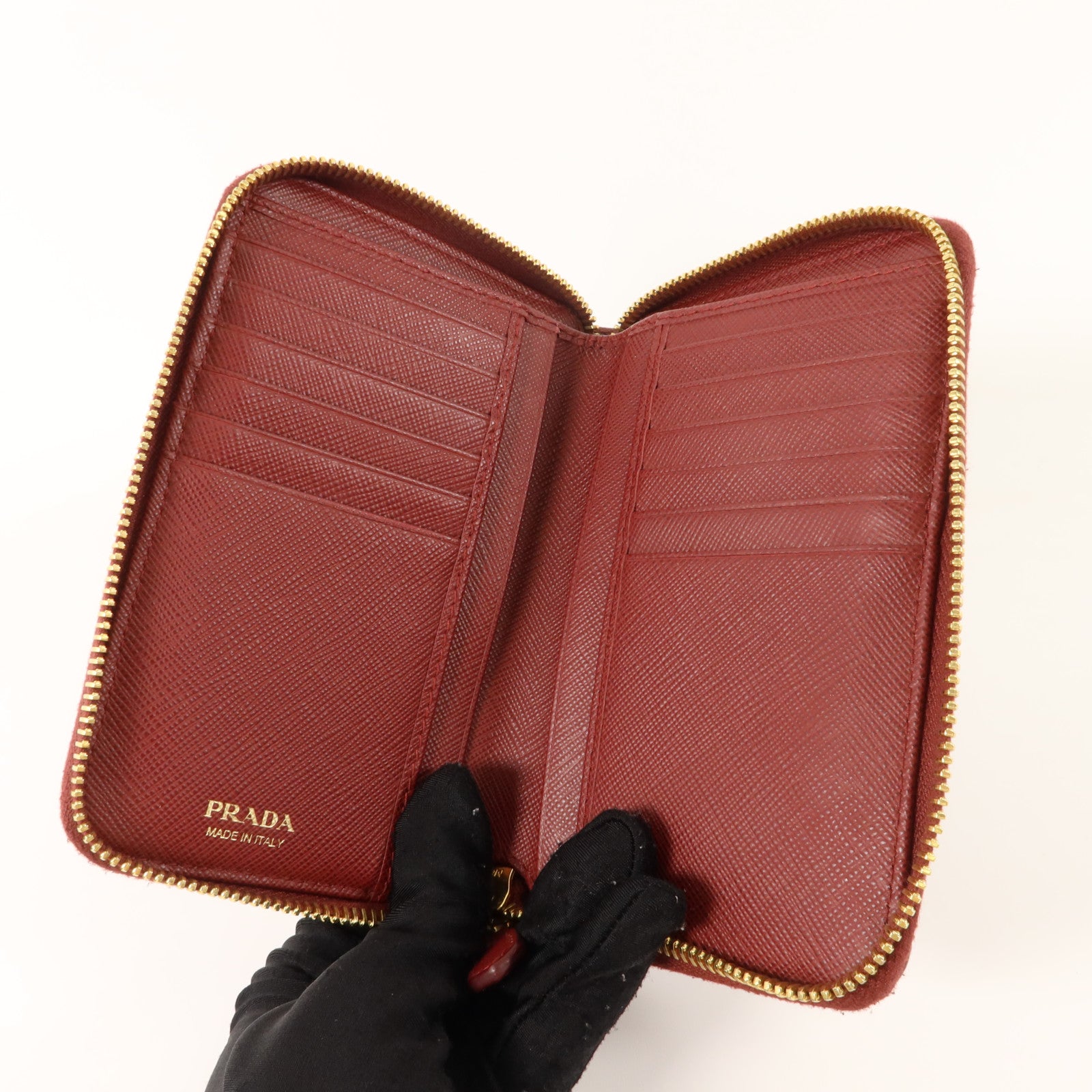 PRADA Saffiano皮革Wallet錢包