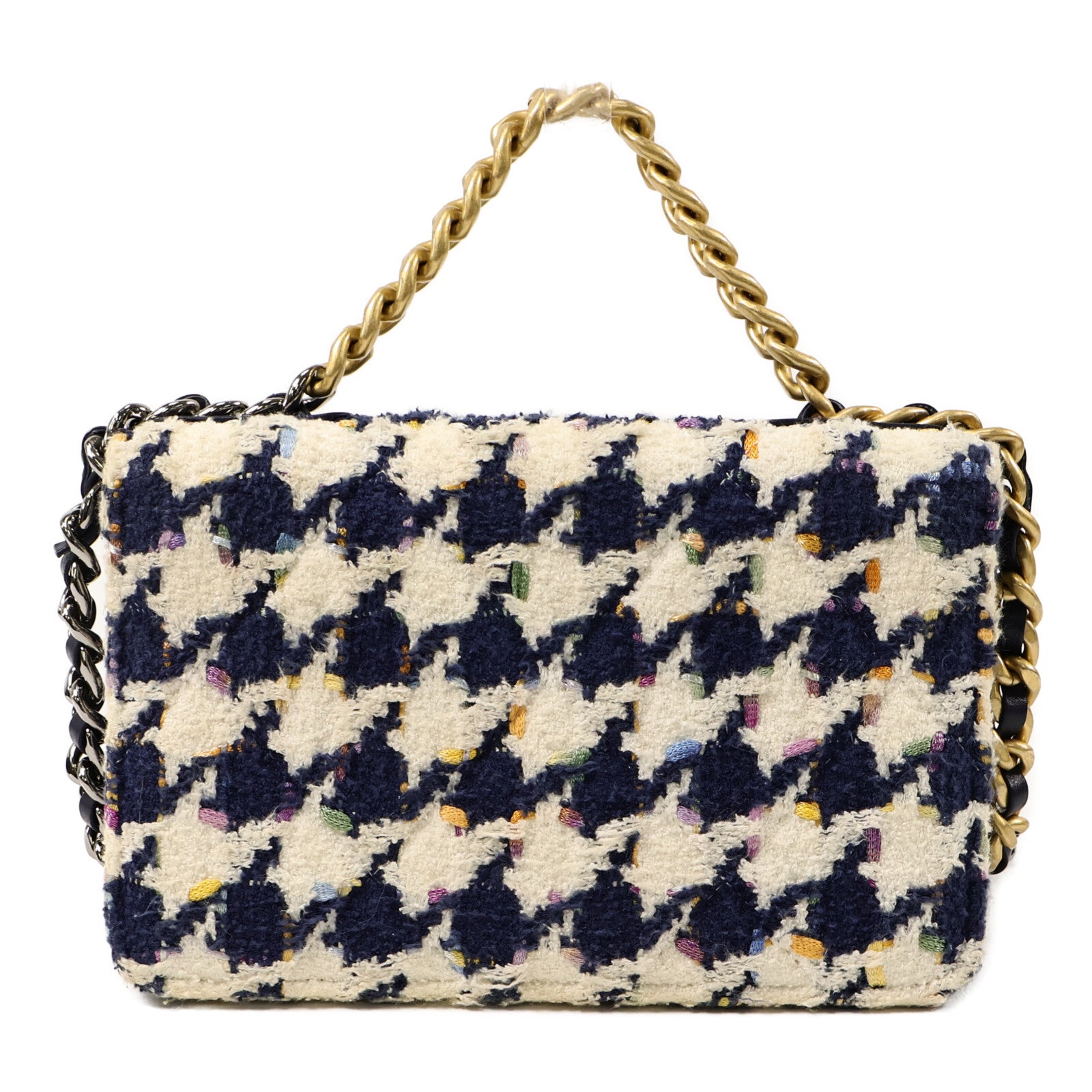 CHANEL Tweed C19 Wallet On Chain鏈帶手挽肩背兩用袋