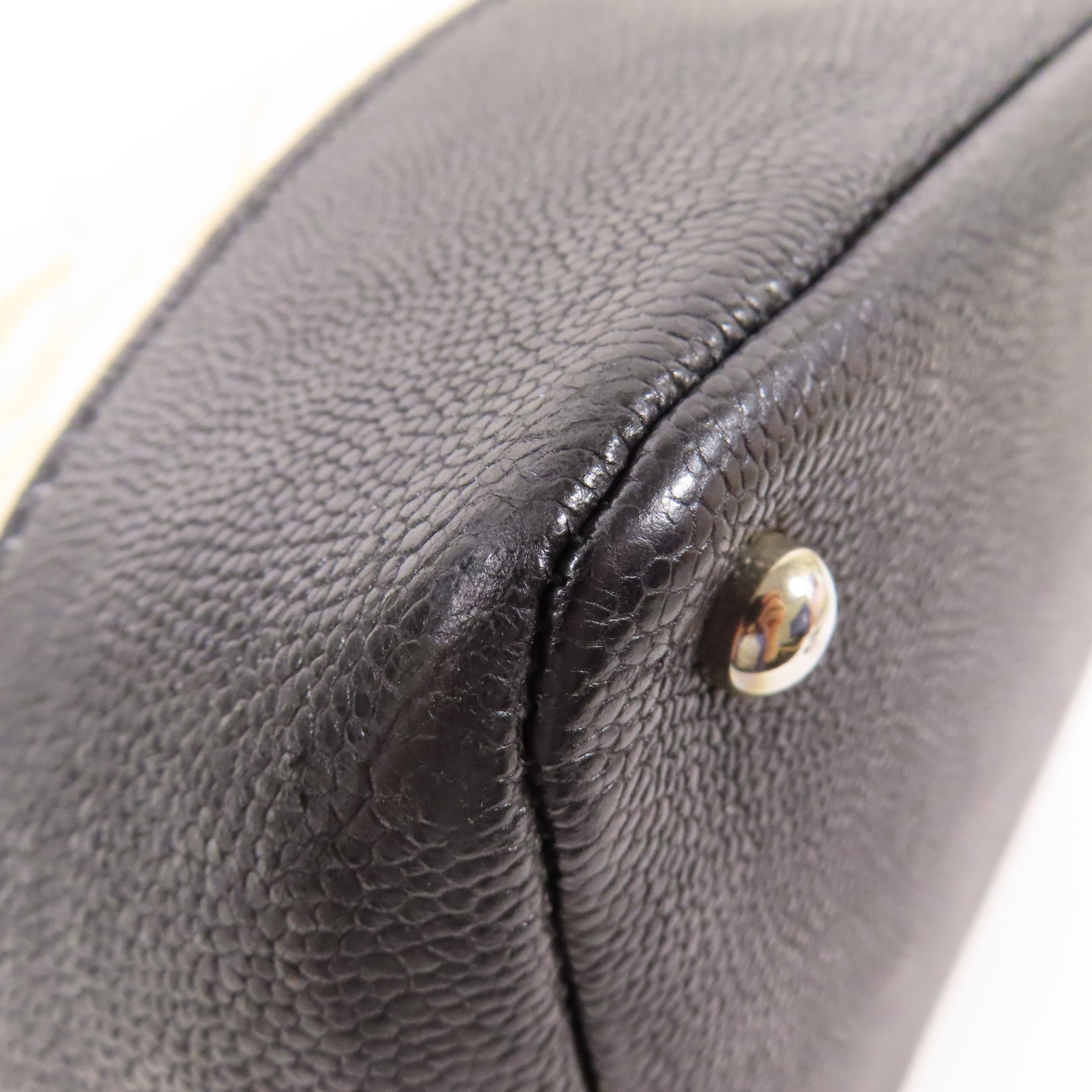 CHANEL 牛皮皮革Shoulder Bag銀扣手挽肩背兩用袋