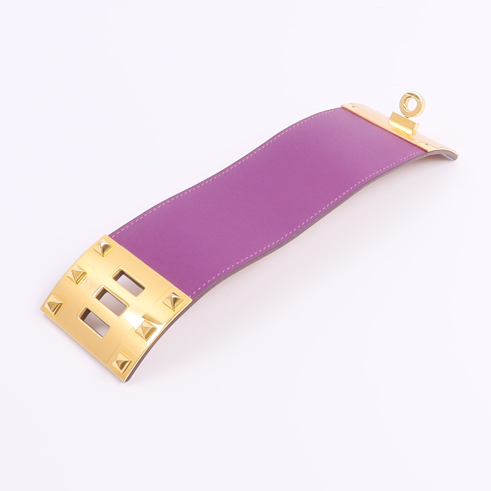 HERMES Swift皮革Kelly Dog Extreme Bracelet手帶Anemone