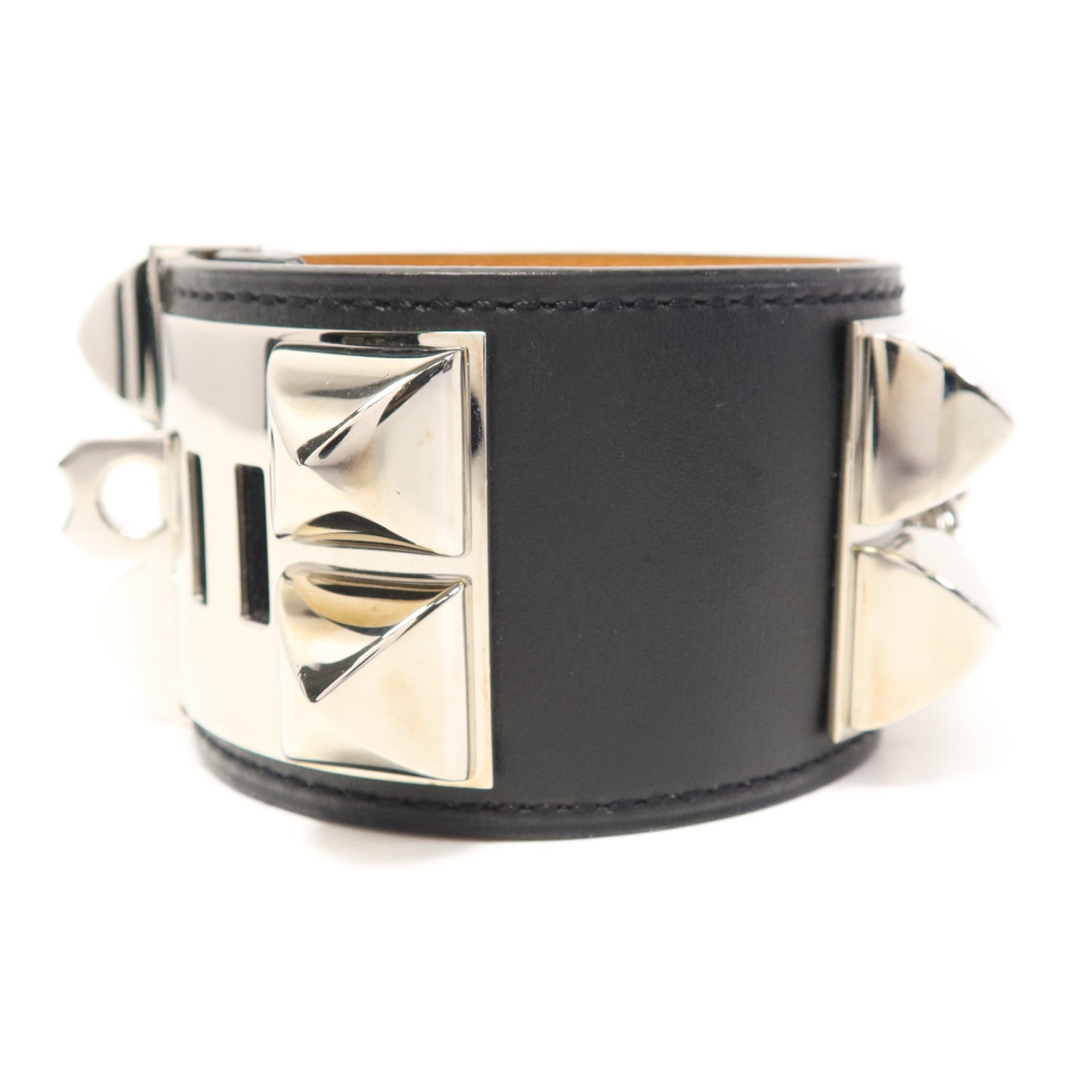 HERMES Swift皮革Collier De Chien手鐲Hermes#S