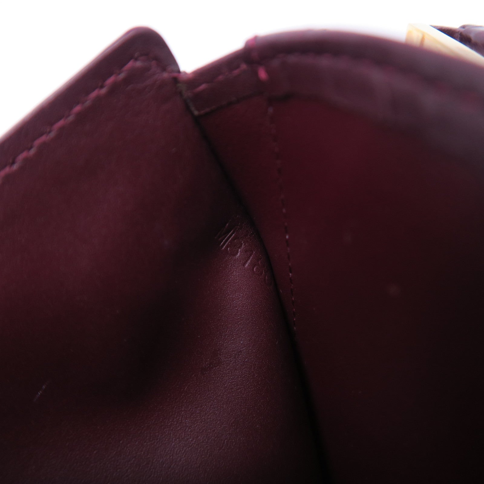 LOUIS VUITTON 【激減優惠】Monogram Vernis Portefeuille Viennois金扣錢包酒紅色