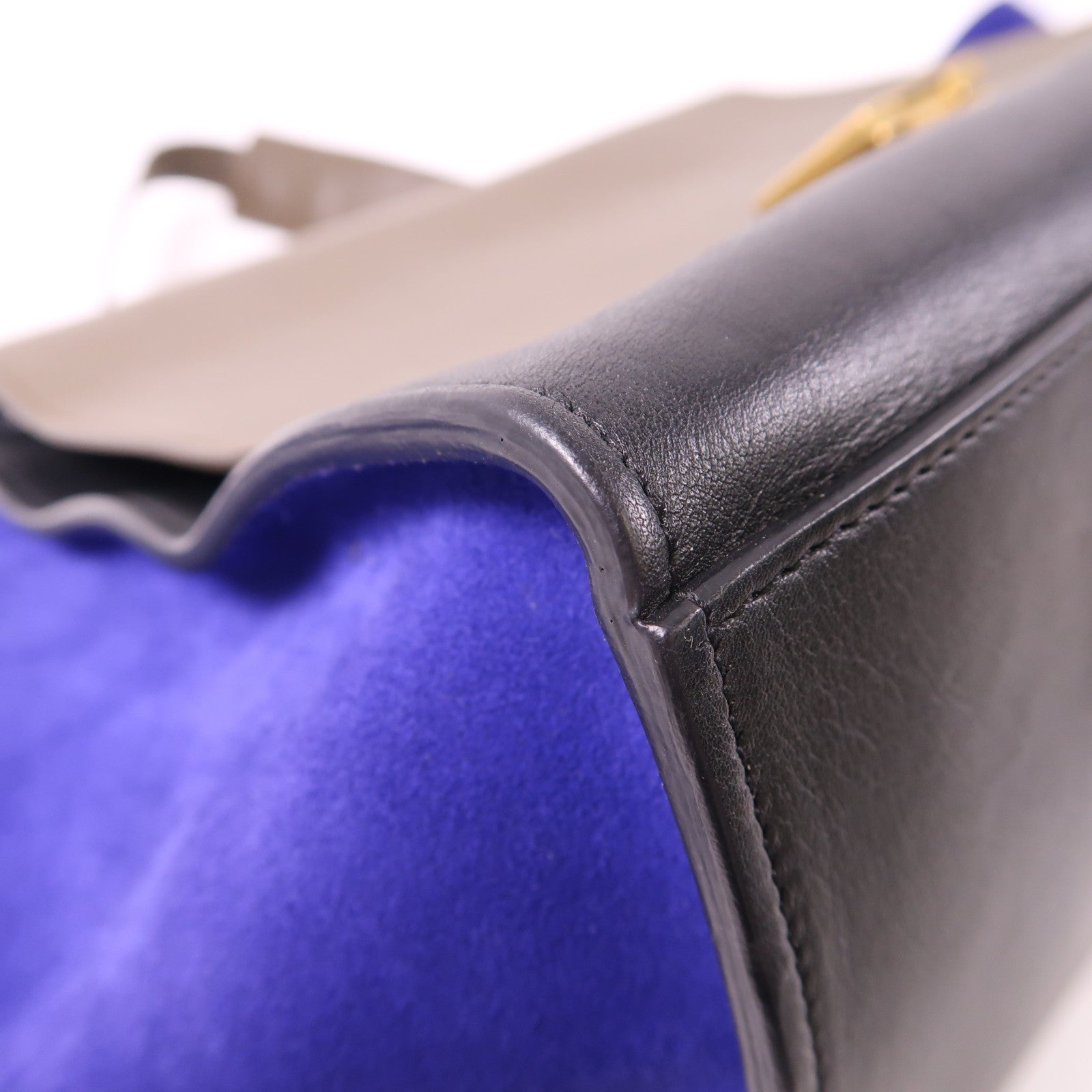 CELINE 牛皮皮革Trapeze金扣手挽肩背兩用袋