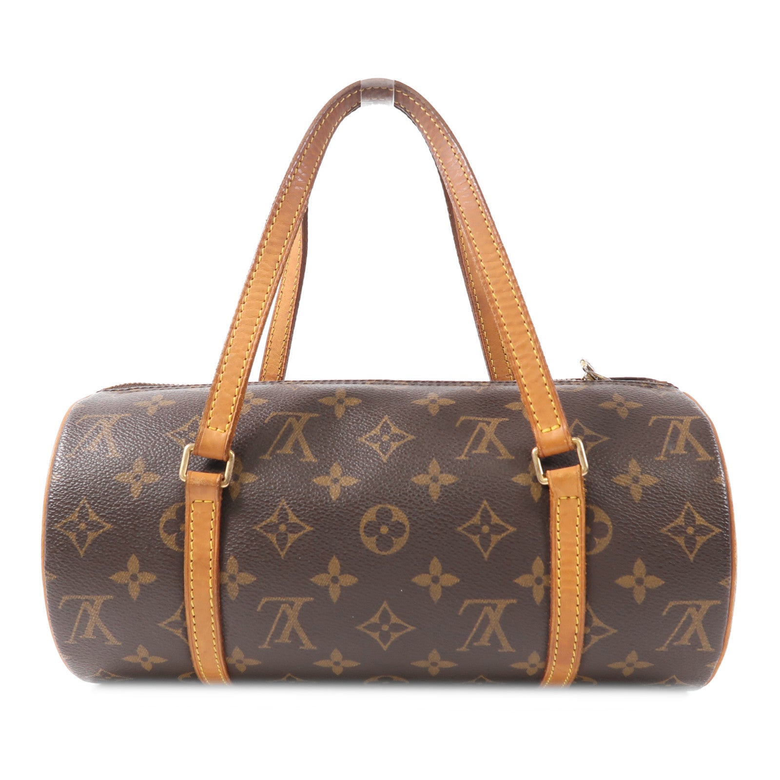 LOUIS VUITTON Monogram Papillon PM金扣手挽袋