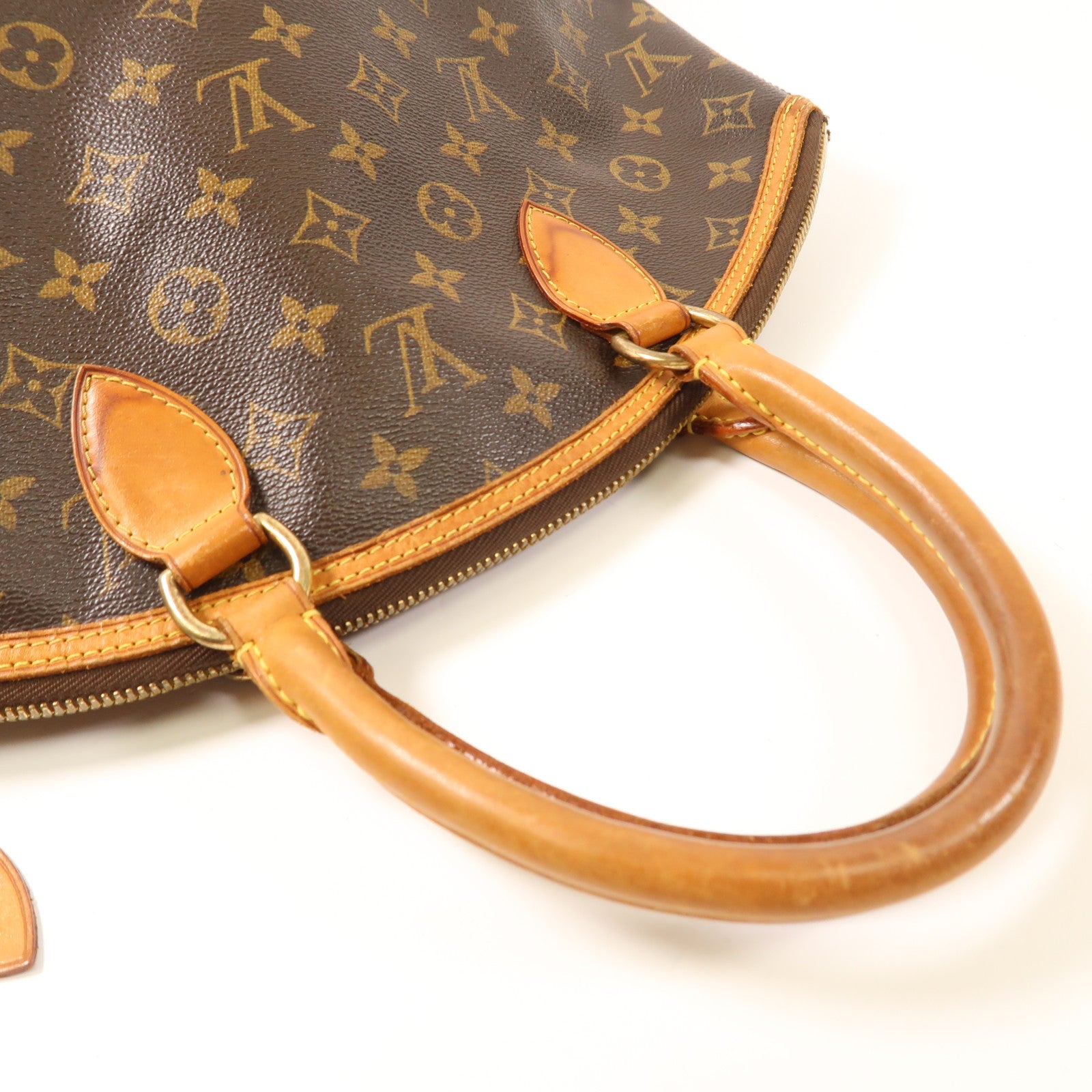 LOUIS VUITTON Monogram Lockit金扣手挽袋