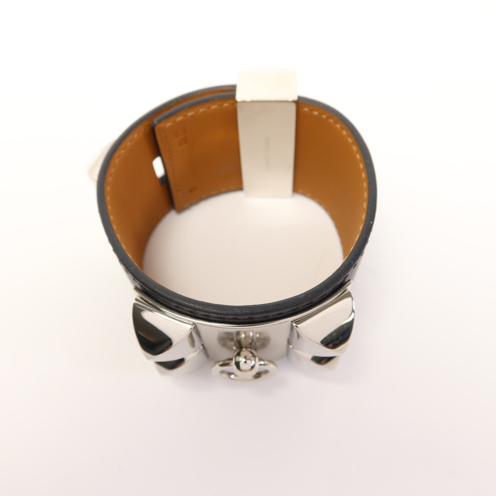 HERMES Swift皮革Collier De Chien手鐲Hermes#S