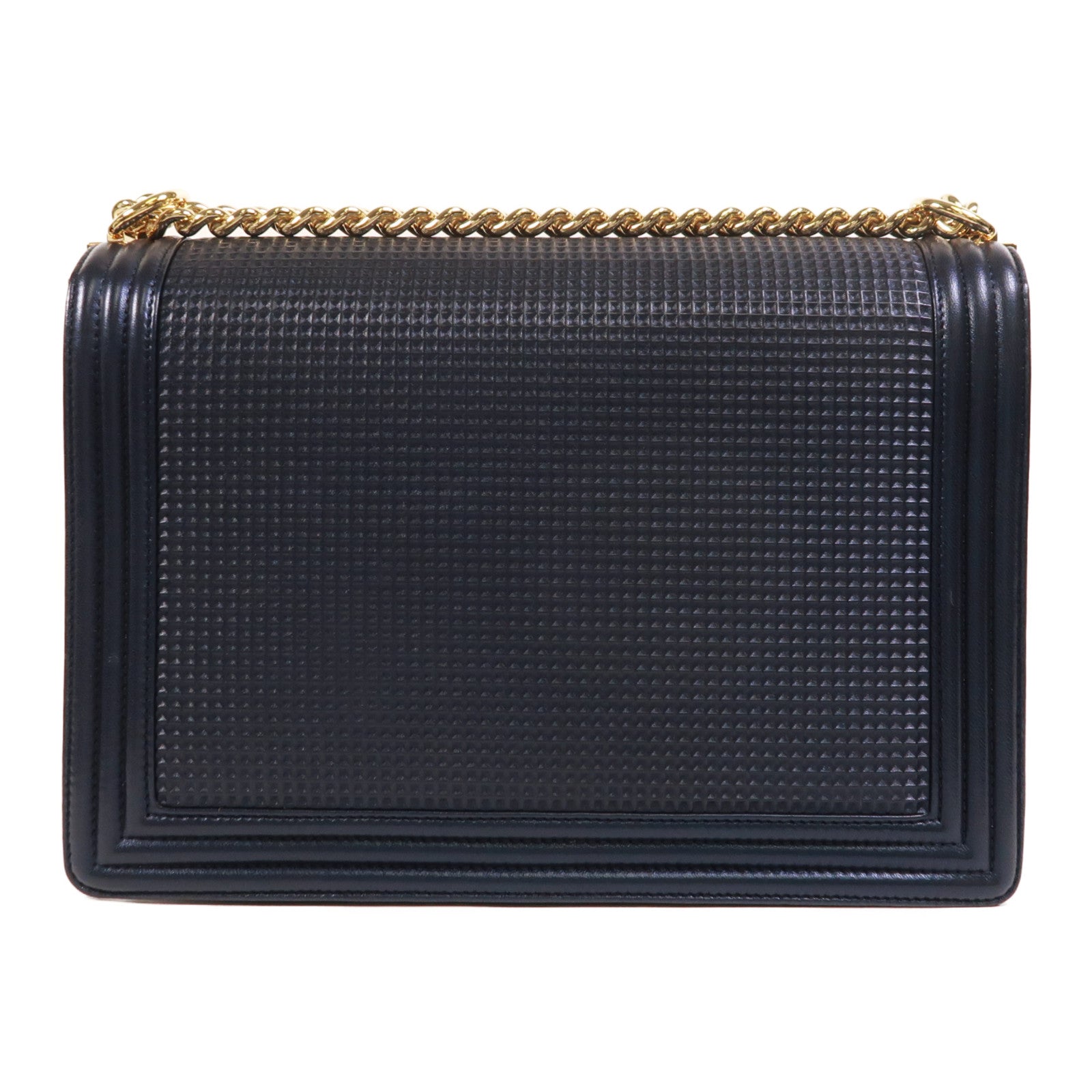 CHANEL 牛皮皮革Boy 30鏈帶肩背袋