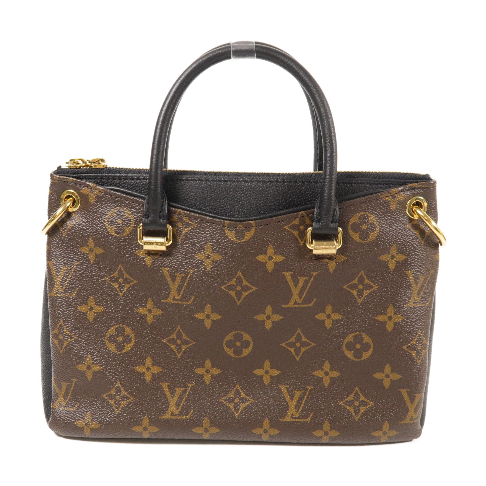 LOUIS VUITTON Monogram Pallas BB金扣手挽肩背兩用袋