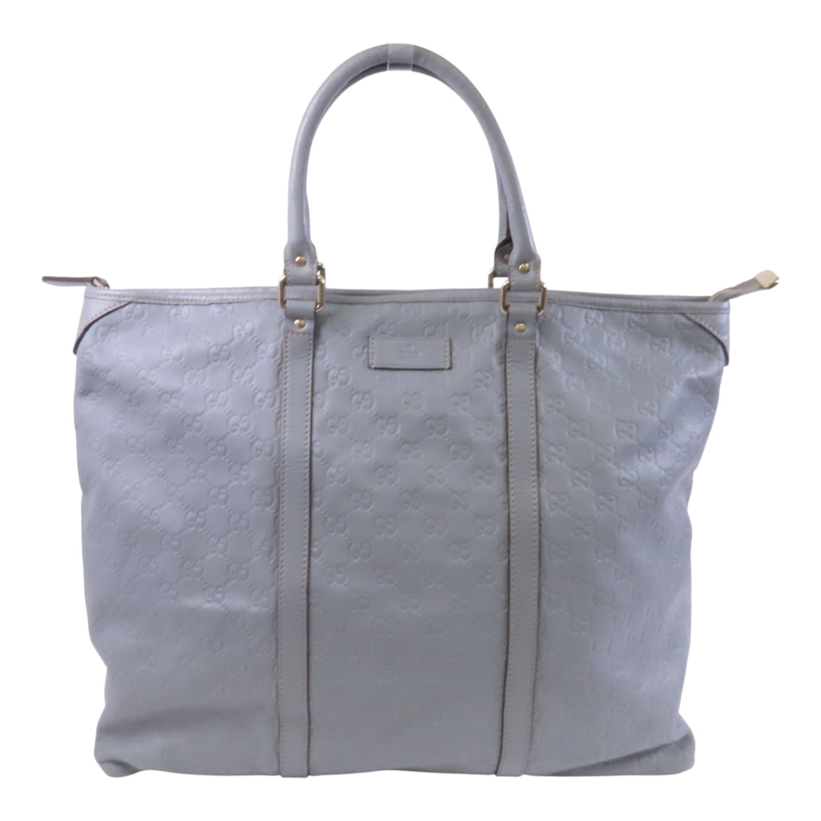 GUCCI 牛皮皮革Tote Bag金扣肩背袋