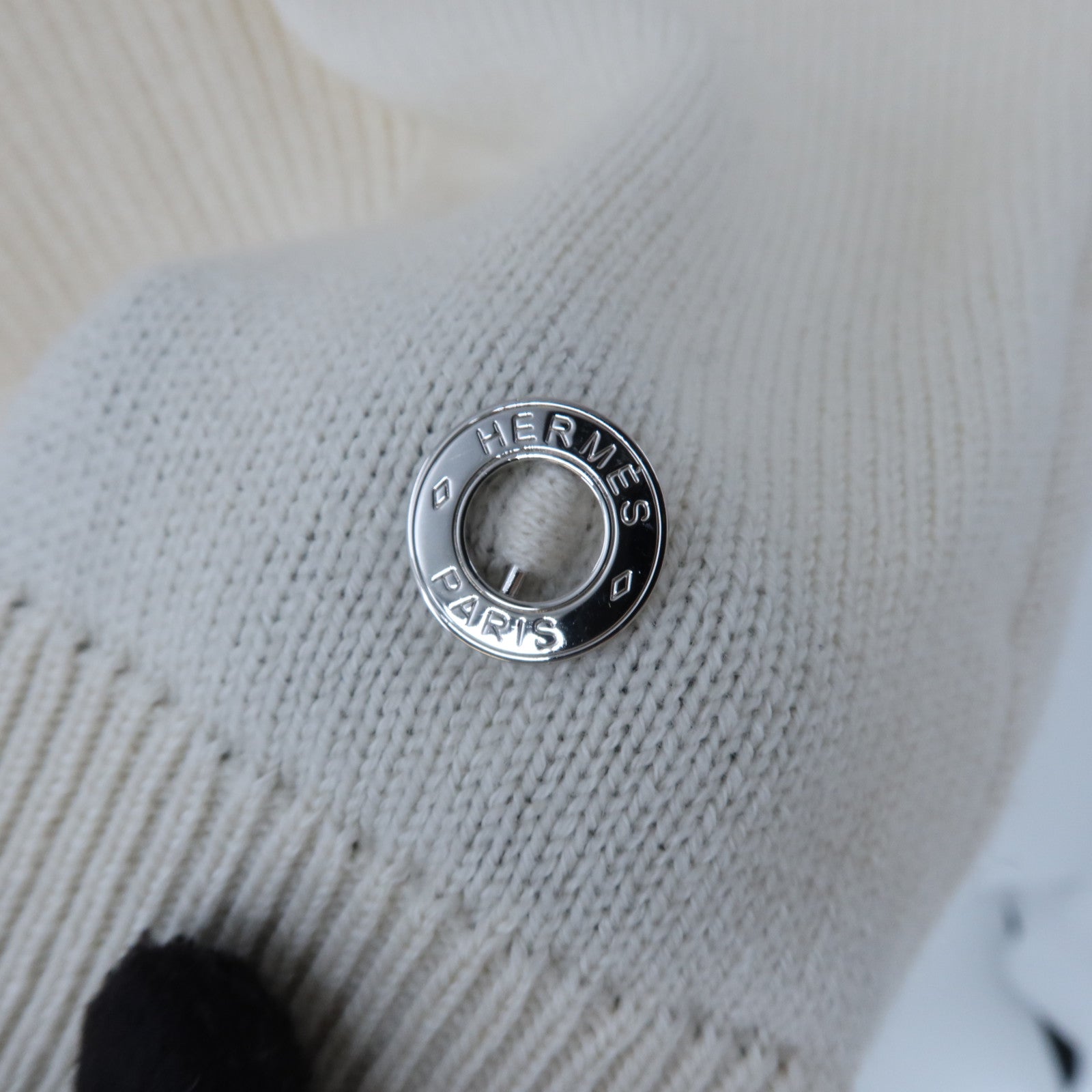 HERMES Cashmere/Cotton Knit針織