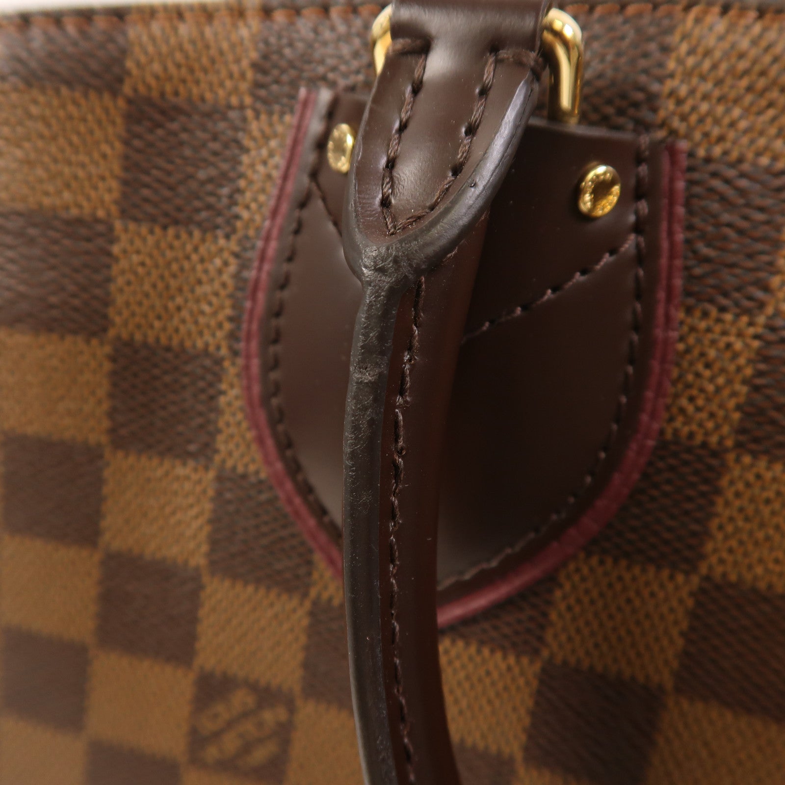LOUIS VUITTON 【激減優惠】Damier Normandy金扣手挽肩背兩用袋