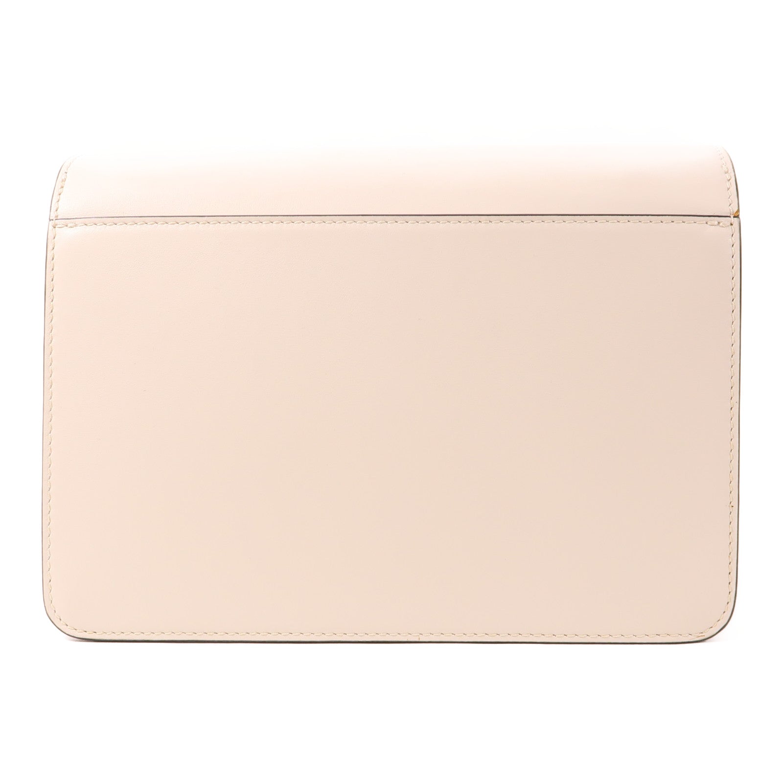 MARNI GHW Trunk Shoulder Bag SBMPN09NO5LV520 Calfskin Leather White