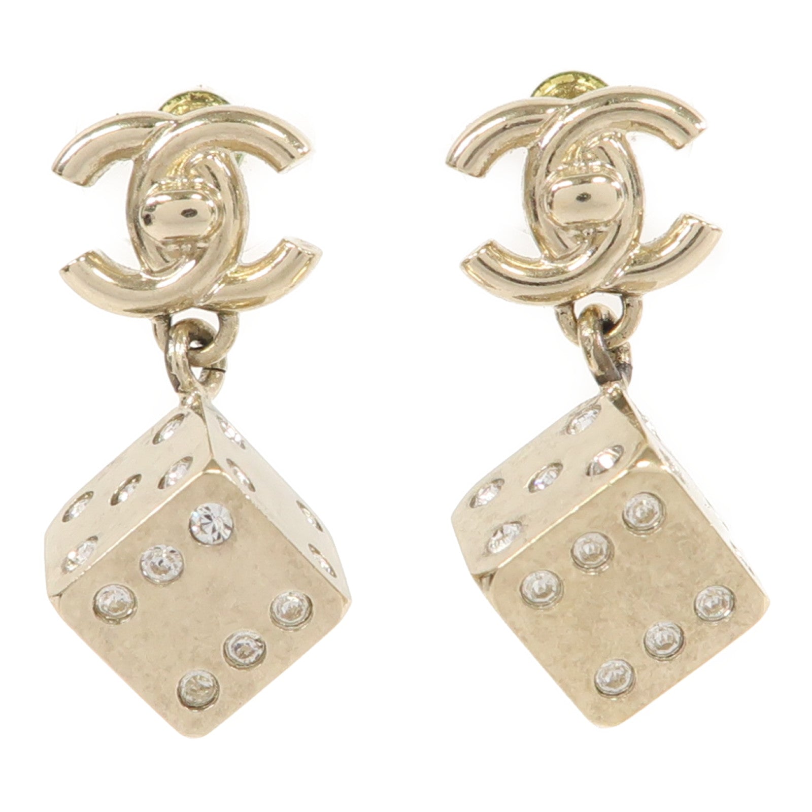 CHANEL 【激減優惠】金屬Earrings耳環金色