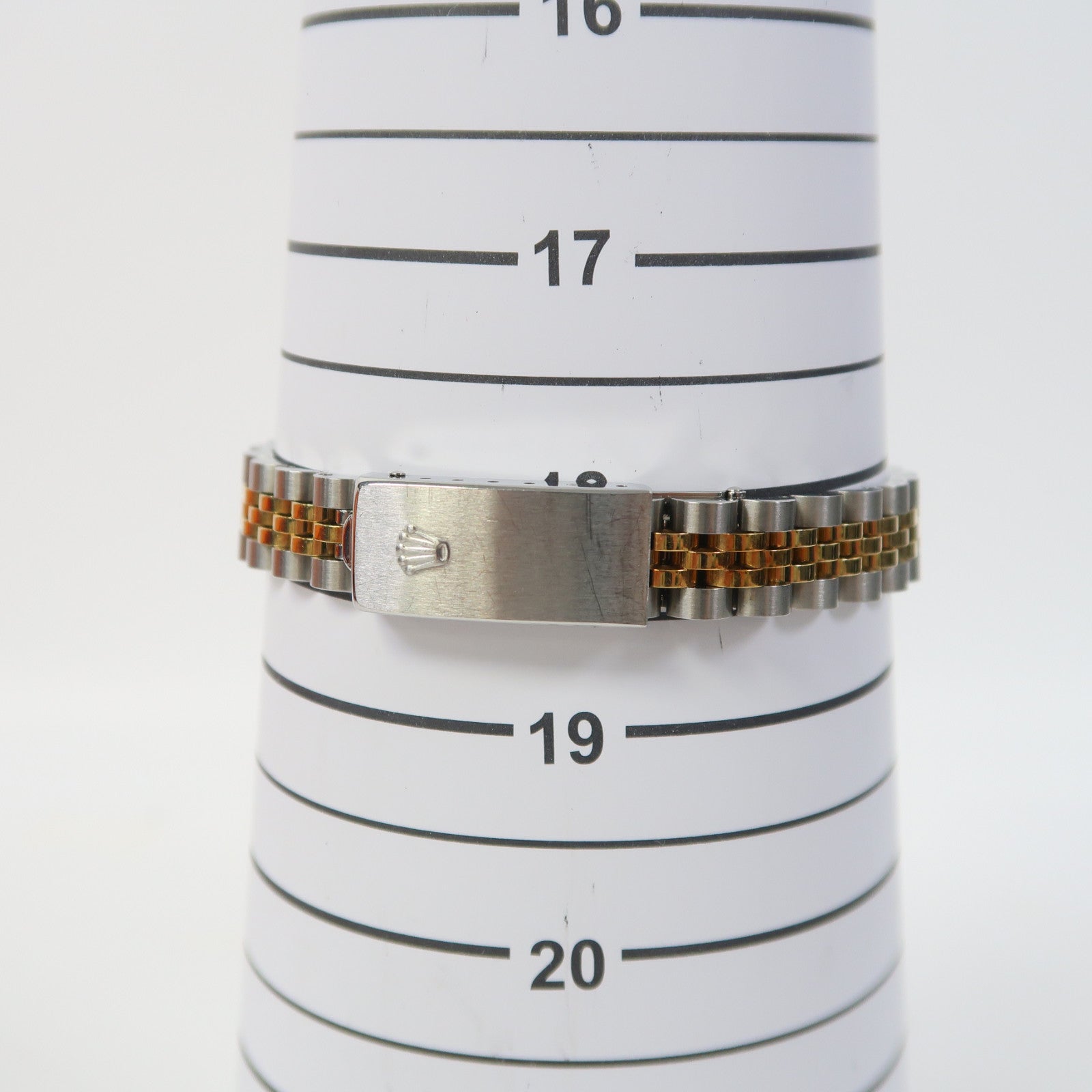 ROLEX Lady Datejust 18K黃金/不鏽鋼手錶自動機芯金色/銀色