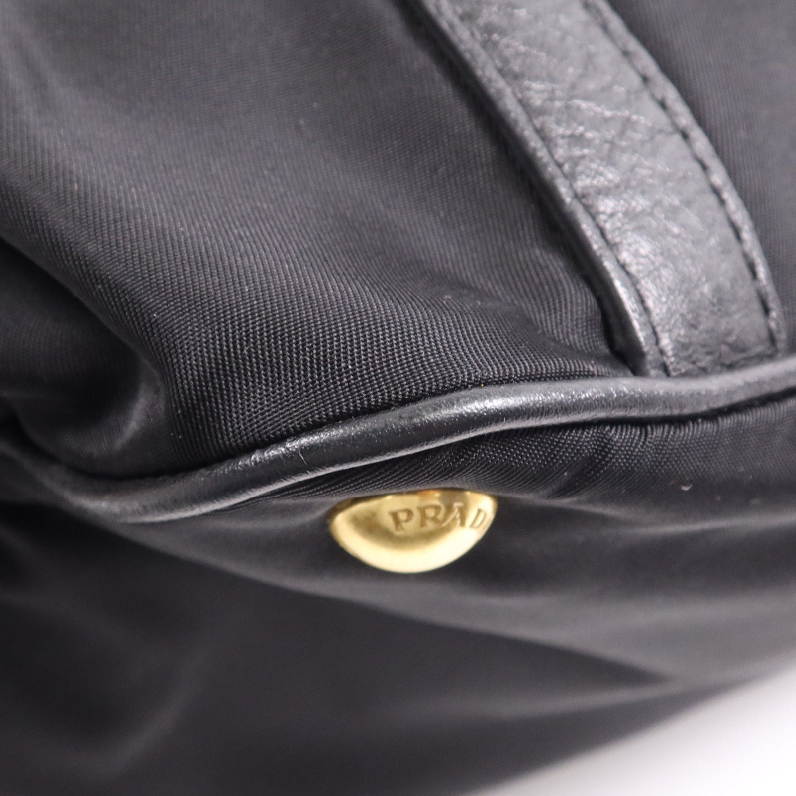 PRADA 尼龍2 Way Shoulder Bag金扣手挽肩背兩用袋