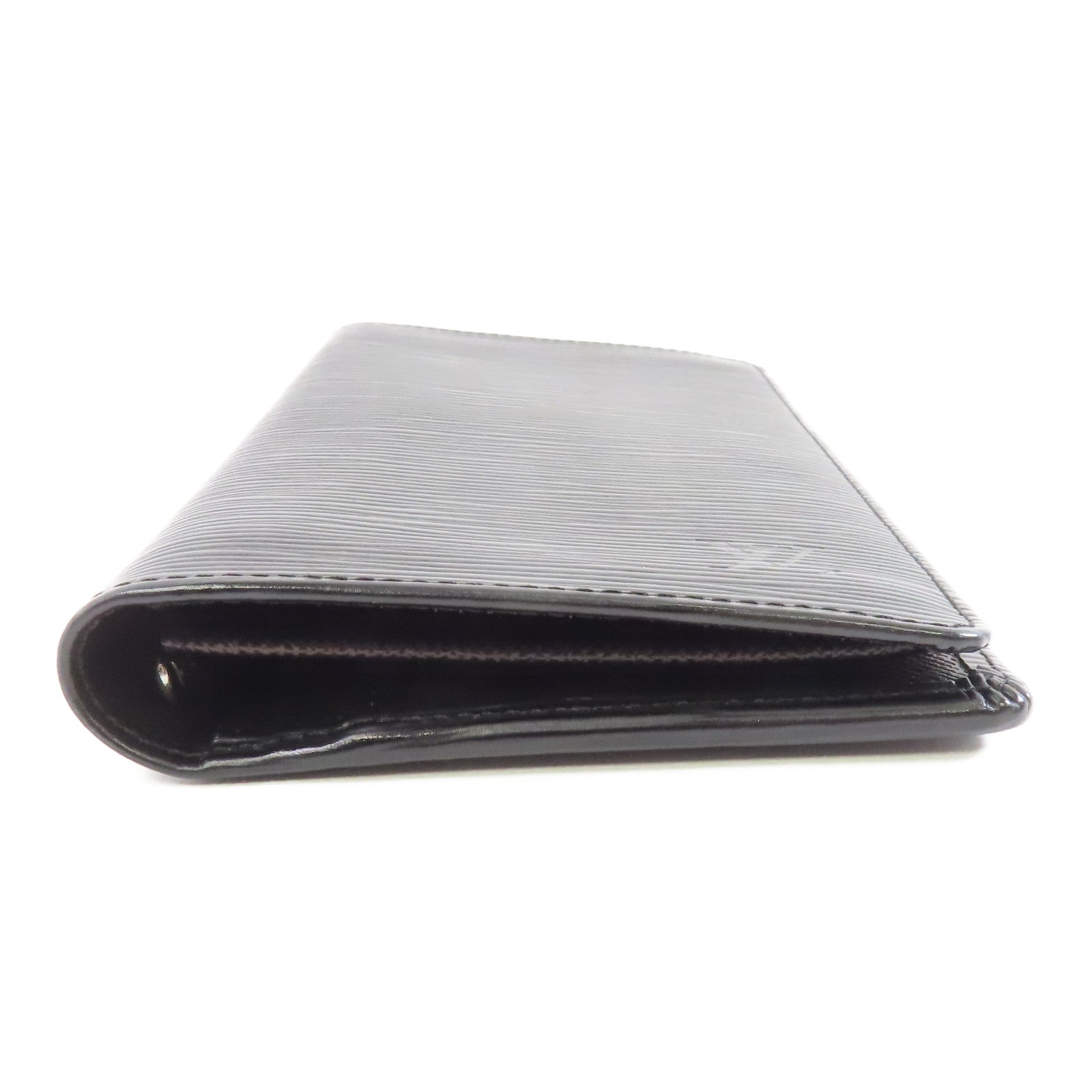 LOUIS VUITTON 【激減優惠】Epi Long Wallet銀扣長錢包黑色