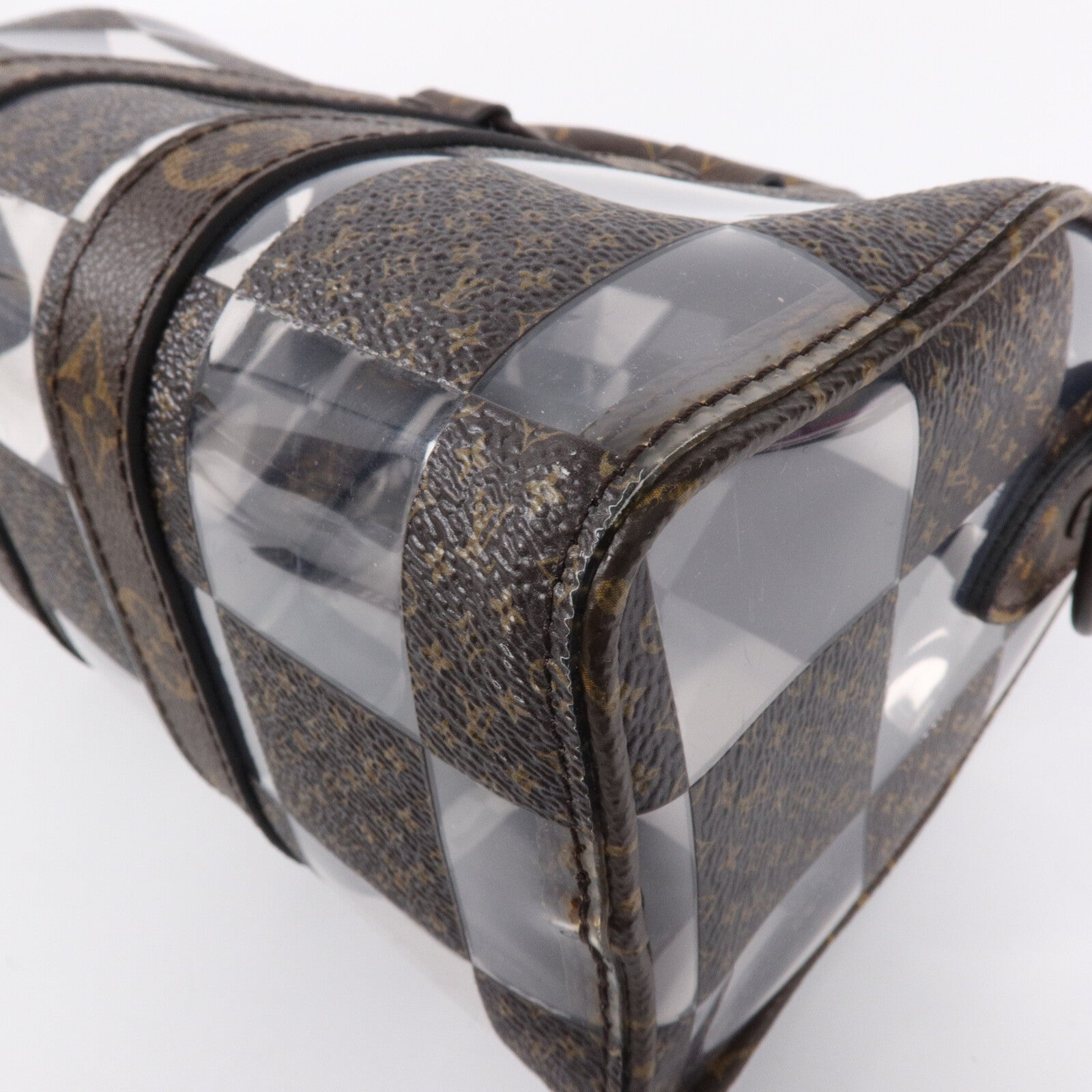 LOUIS VUITTON Monogram Chess Keepall Bandoulie 25手挽肩背兩用袋
