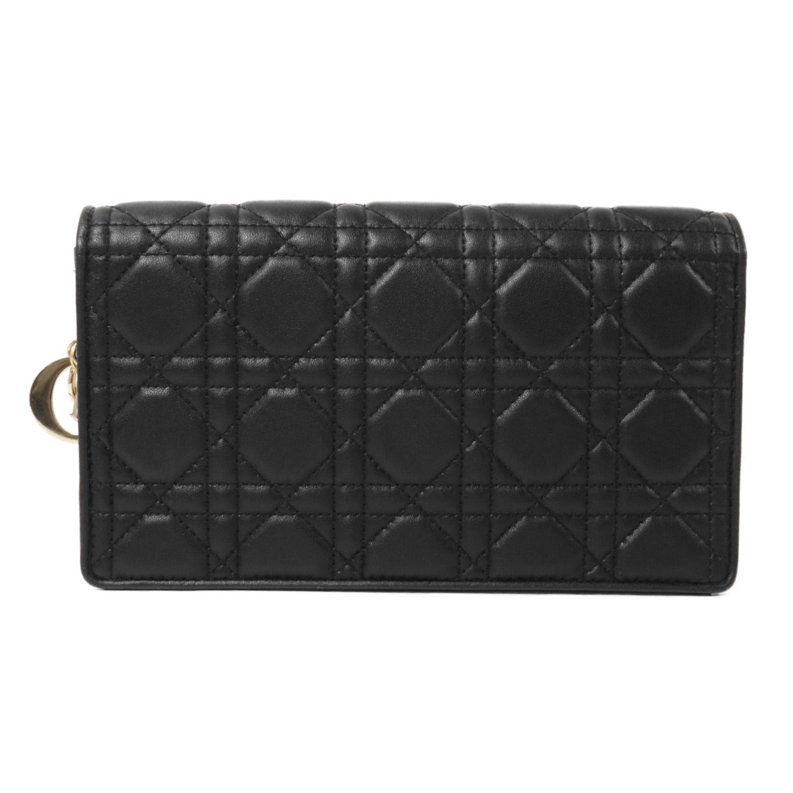Dior 羊皮皮革Lady Dior Pouch鏈帶肩背袋