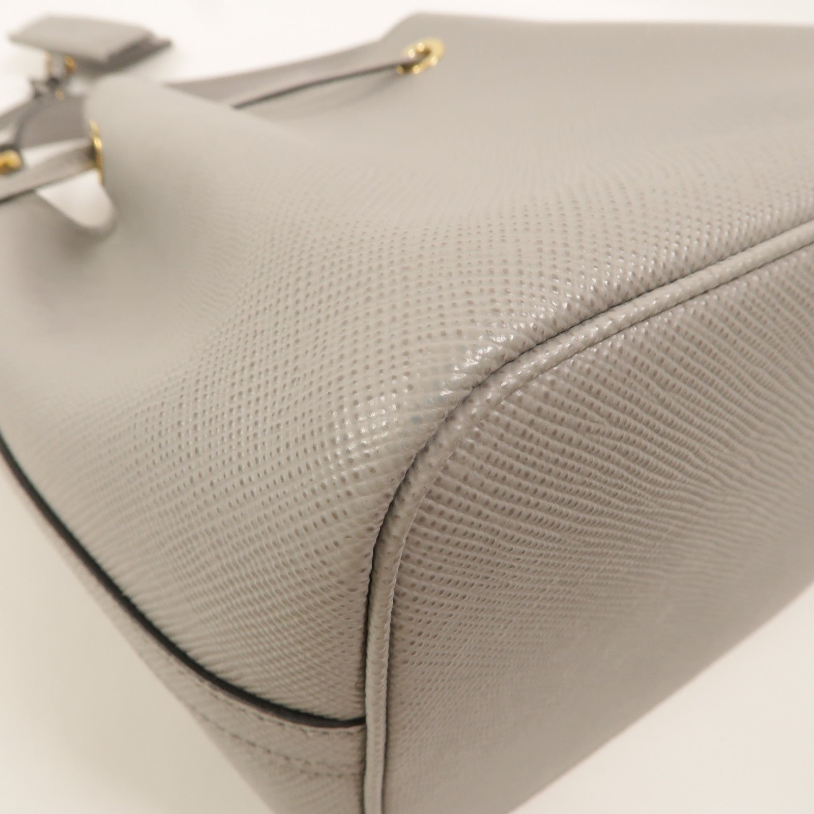 PRADA 牛皮皮革Bucket Bag手挽肩背兩用袋