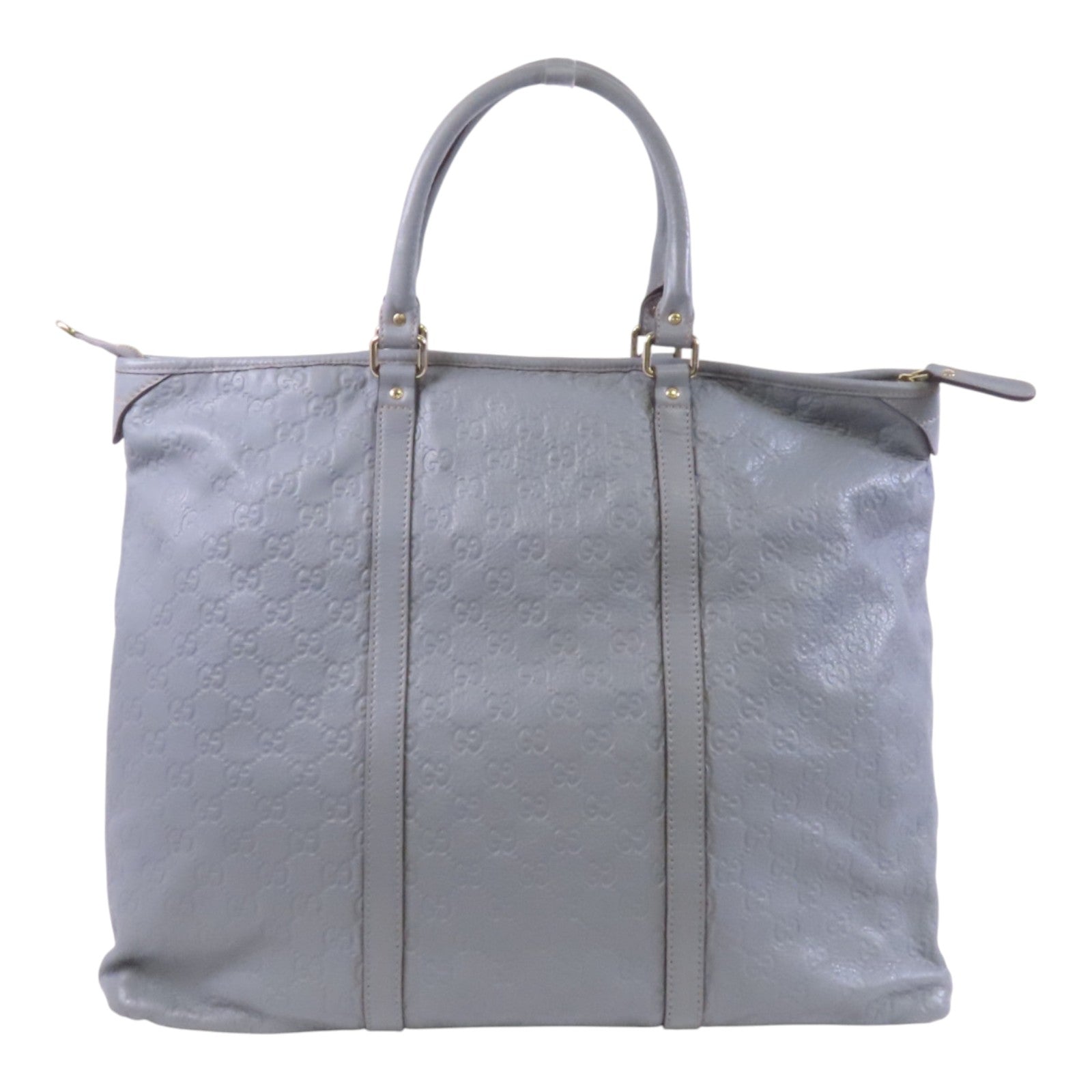 GUCCI 牛皮皮革Tote Bag金扣肩背袋