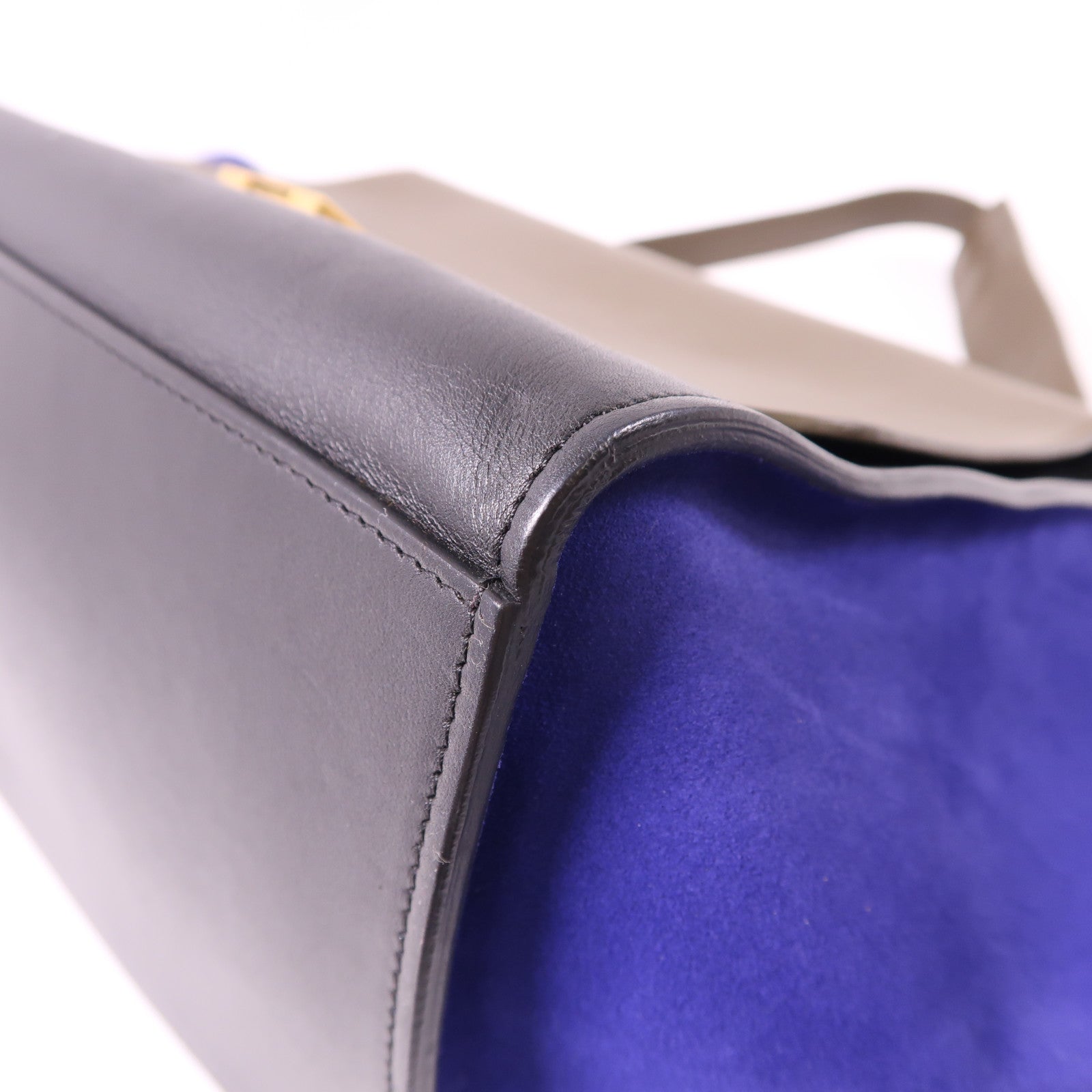 CELINE 牛皮皮革Trapeze金扣手挽肩背兩用袋