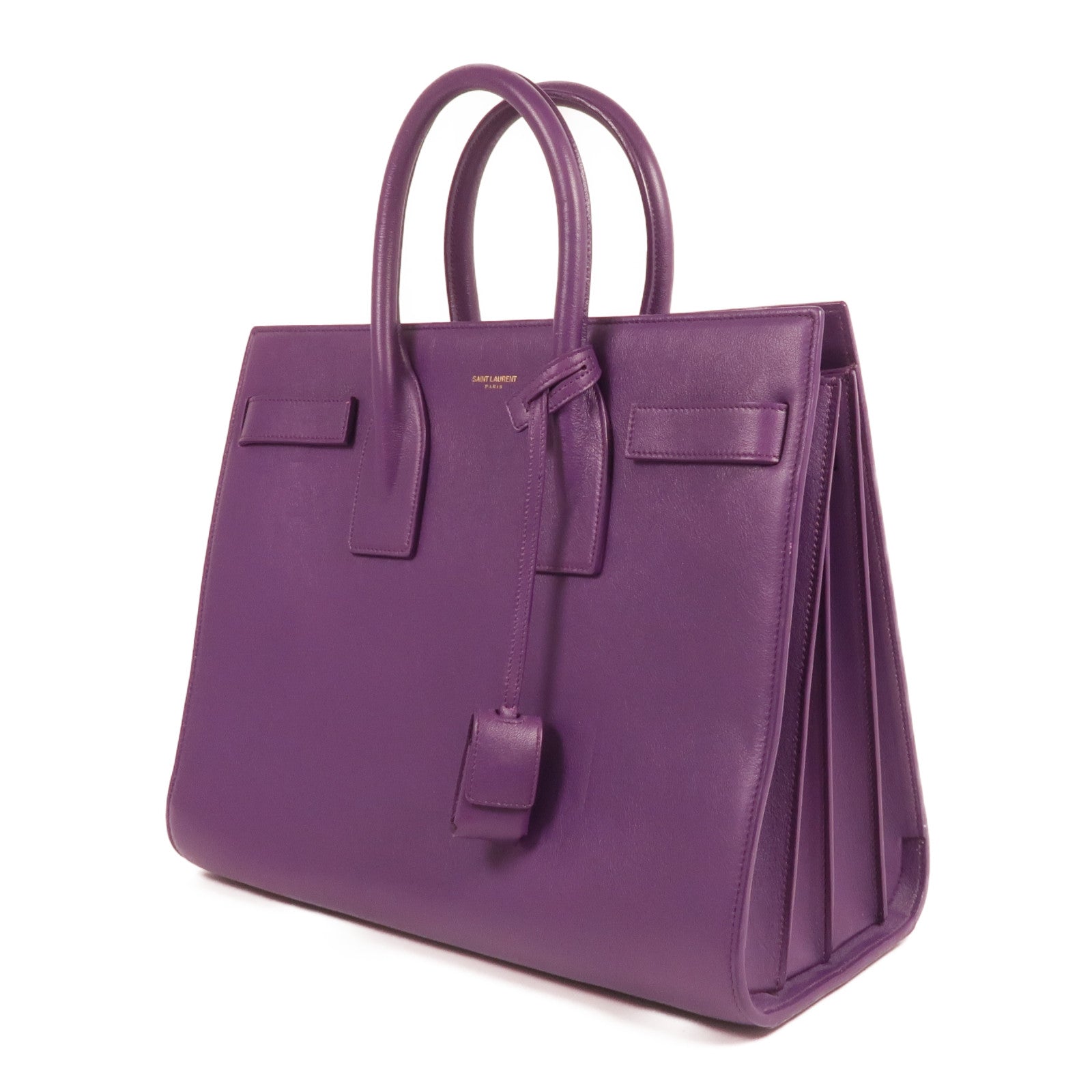 SAINT LAURENT 牛皮皮革Sac De Jour金扣手挽肩背兩用袋