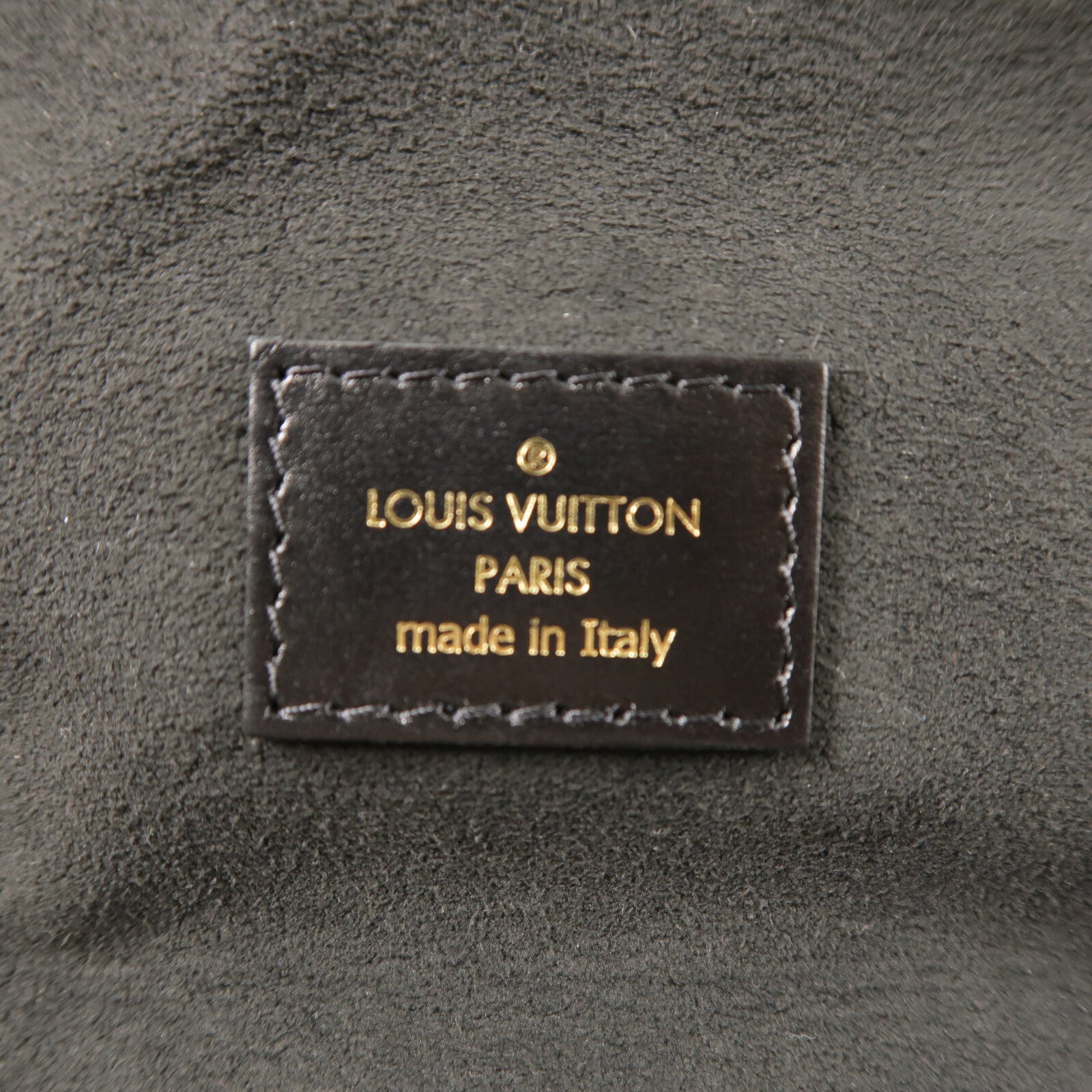 LOUIS VUITTON Monogram Reverse Vanity PM金扣手挽肩背兩用袋棕色