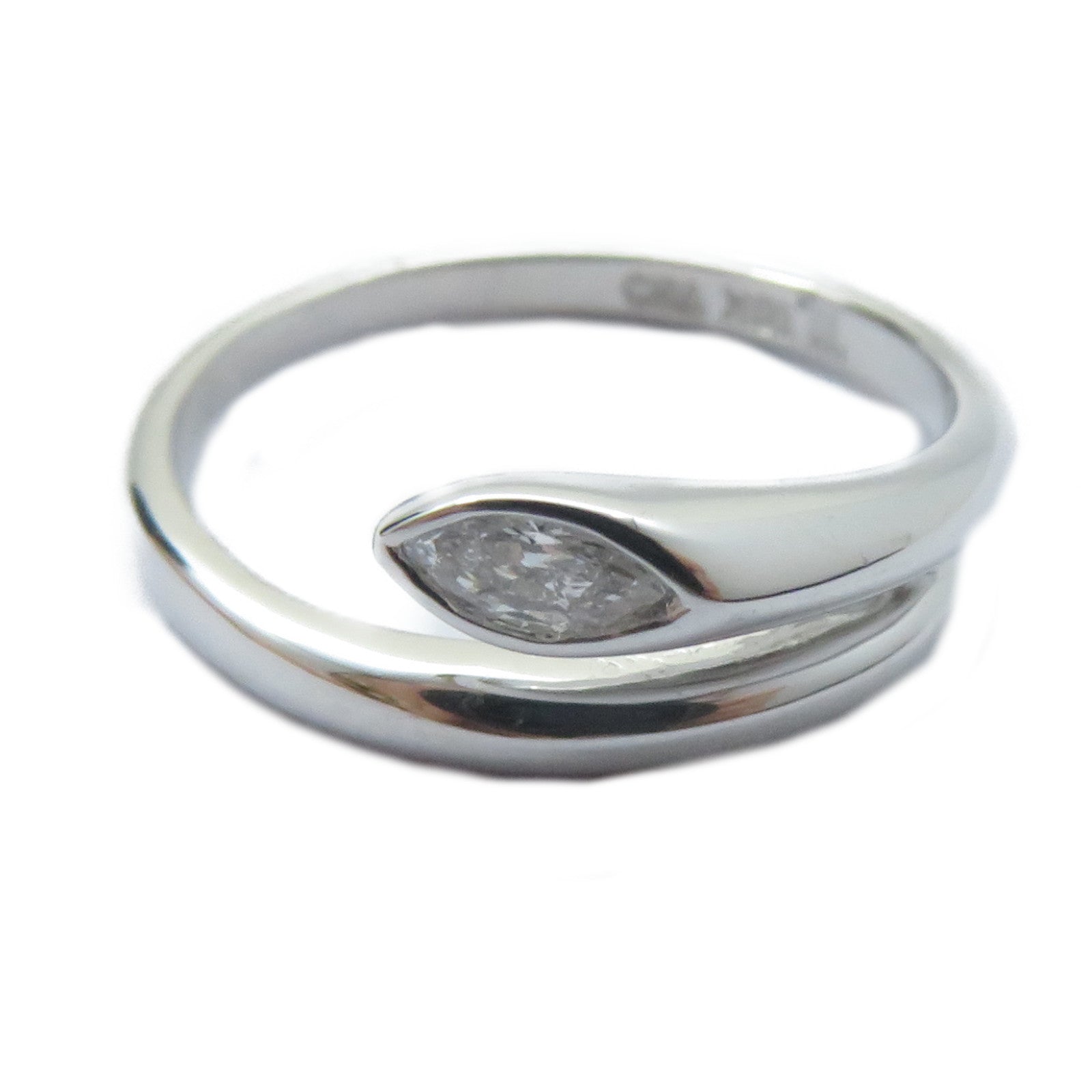 JEWELRY 【激減優惠】18K白金Diamond Ring鑽石戒指US#3