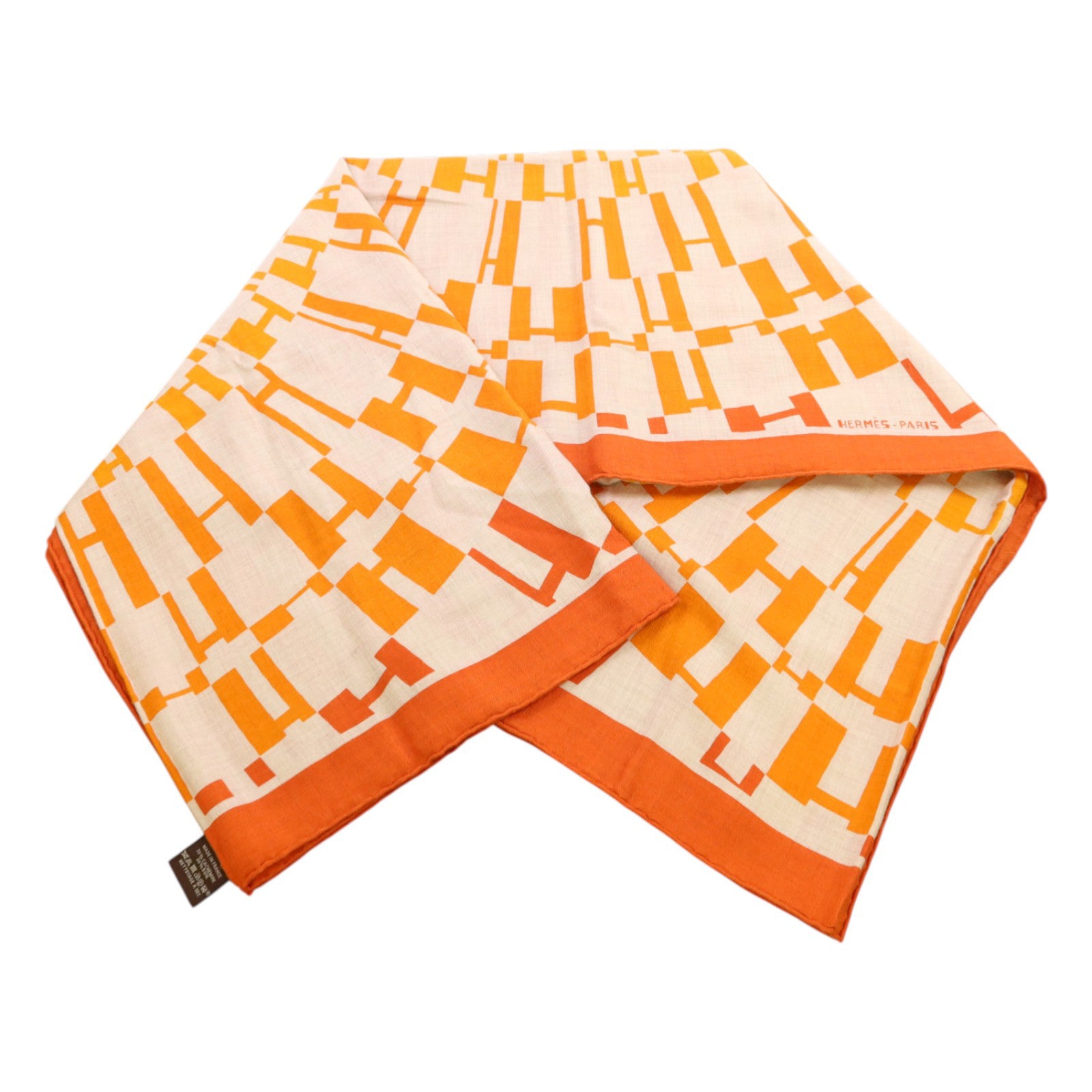 HERMES 羊絨/絲質Mors A Jouets Bandana Shawl 140絲巾