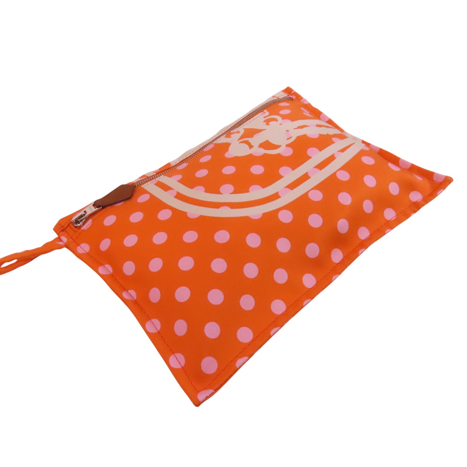 HERMES 絲質Silky City銀扣肩背袋