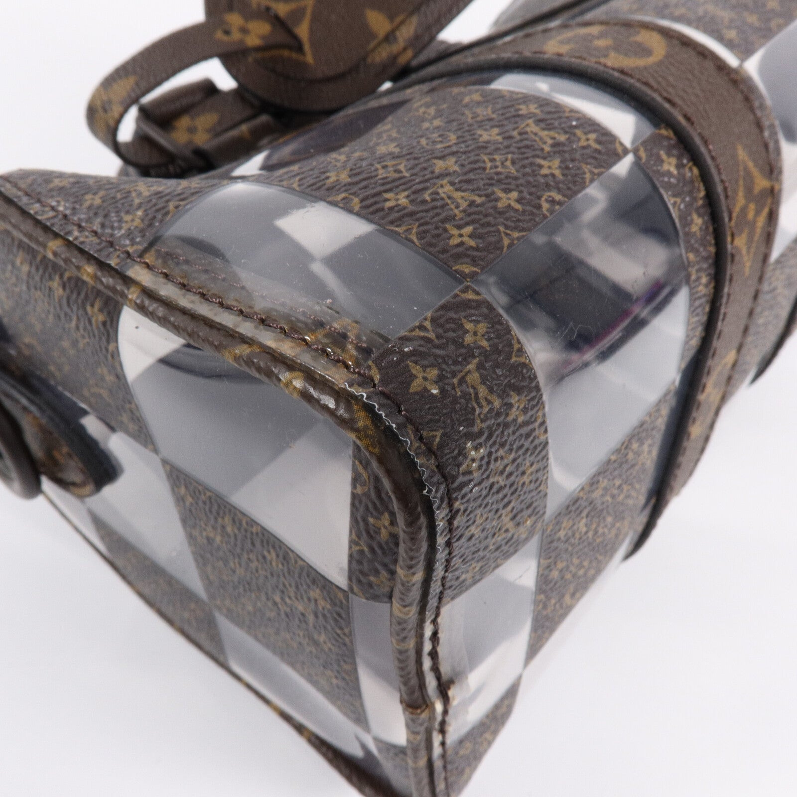 LOUIS VUITTON Monogram Chess Keepall Bandoulie 25手挽肩背兩用袋