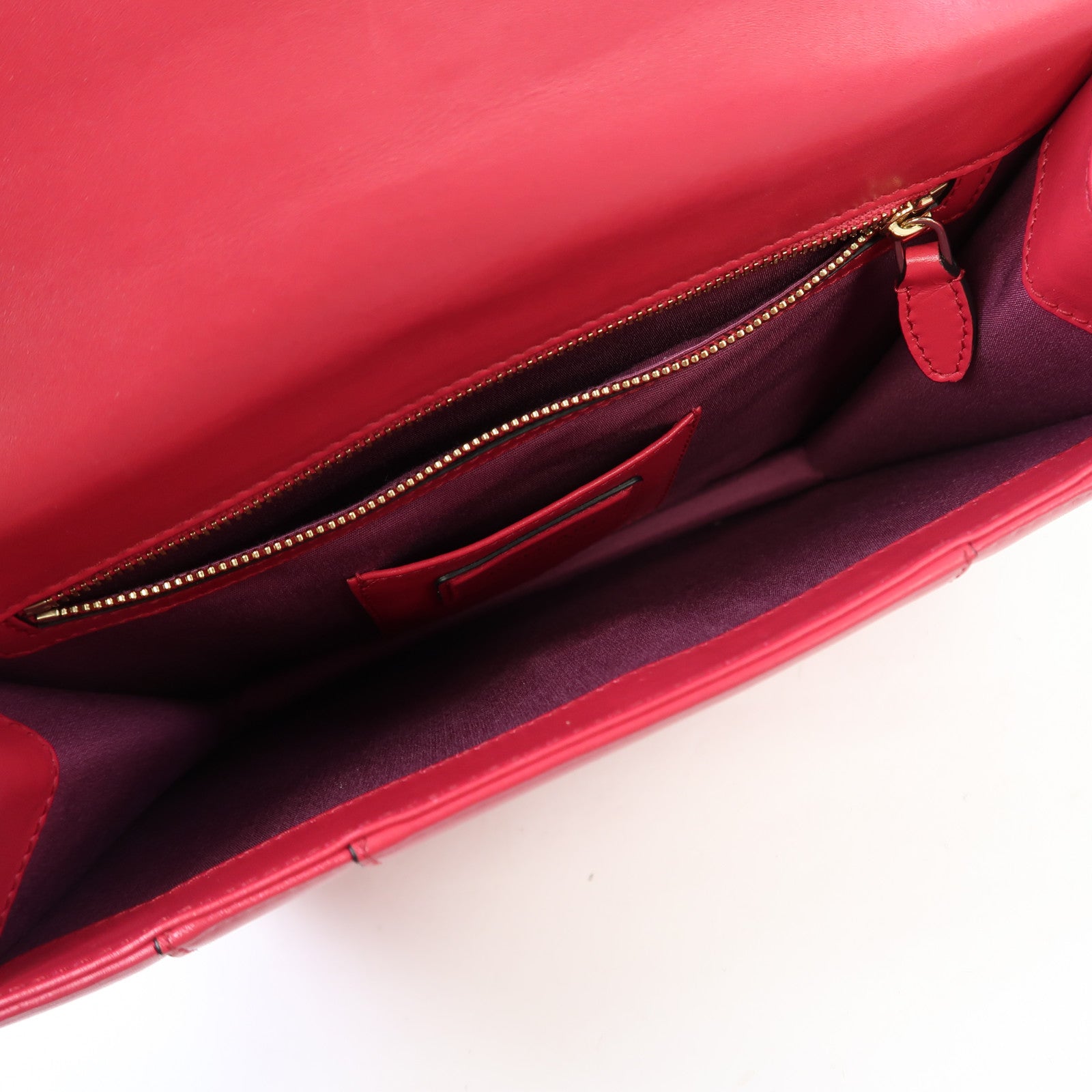 BVLGARI 牛皮皮革Serpenti Forever Bag Medium金扣鏈帶肩背袋粉紅色