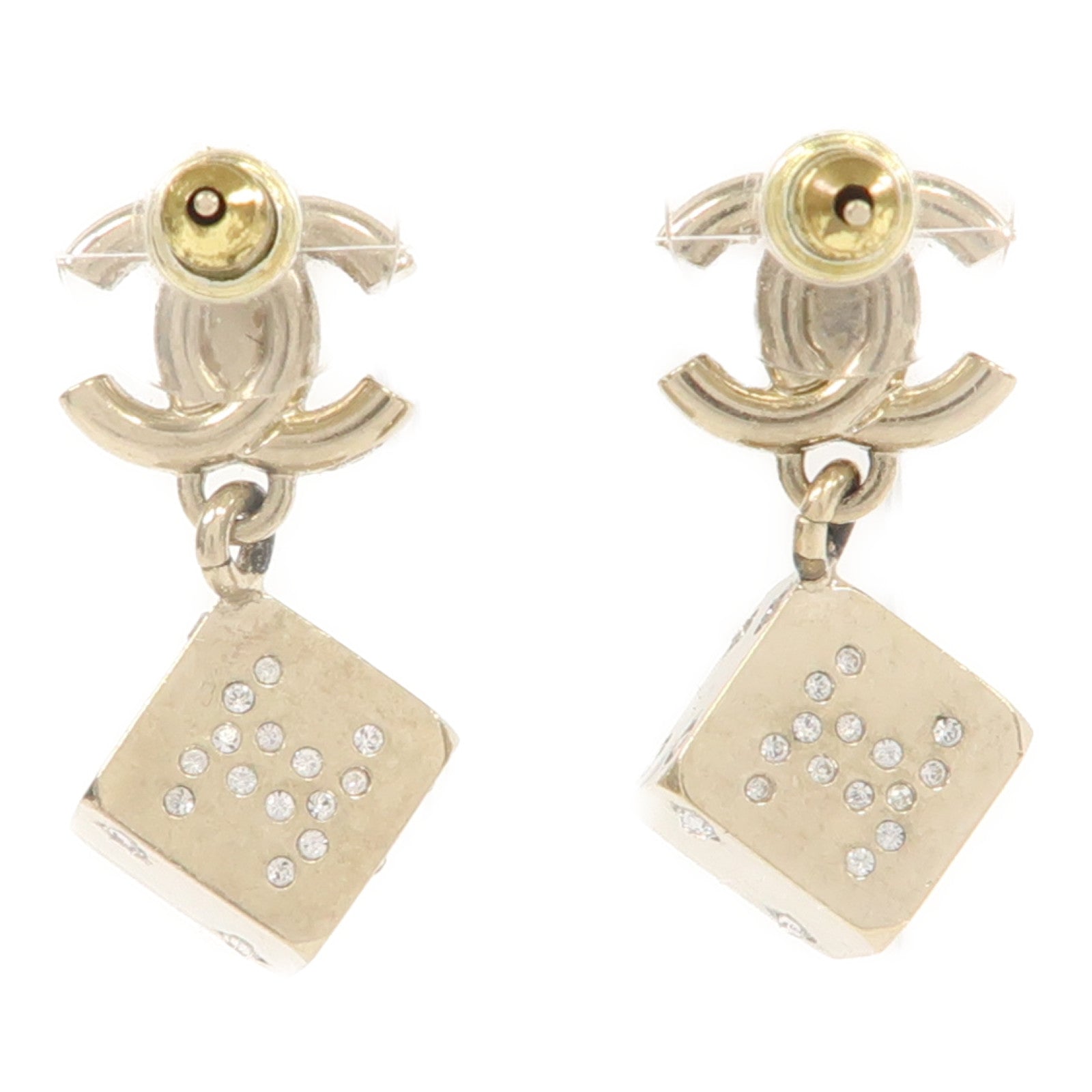 CHANEL 【激減優惠】金屬Earrings耳環金色