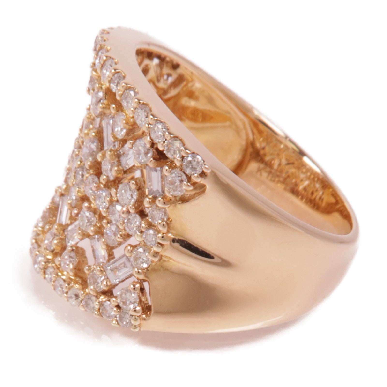 JEWELRY 18K玫瑰金Diamond Ring鑽石戒指US#6