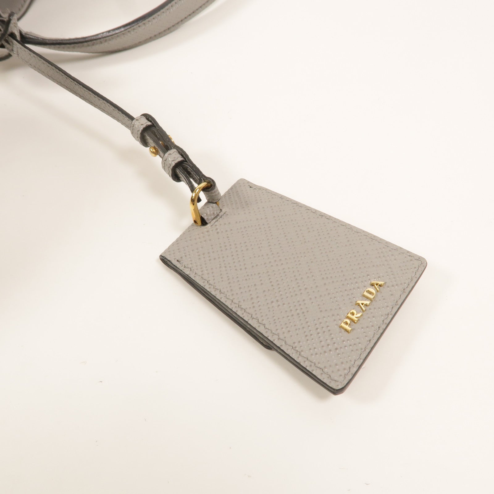 PRADA 牛皮皮革Bucket Bag手挽肩背兩用袋