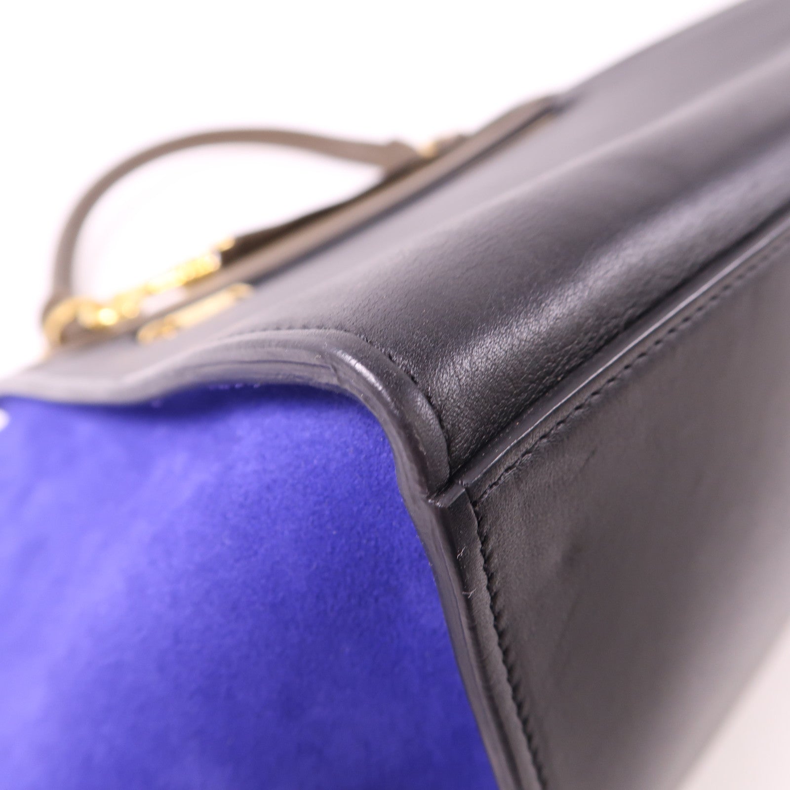 CELINE 牛皮皮革Trapeze金扣手挽肩背兩用袋