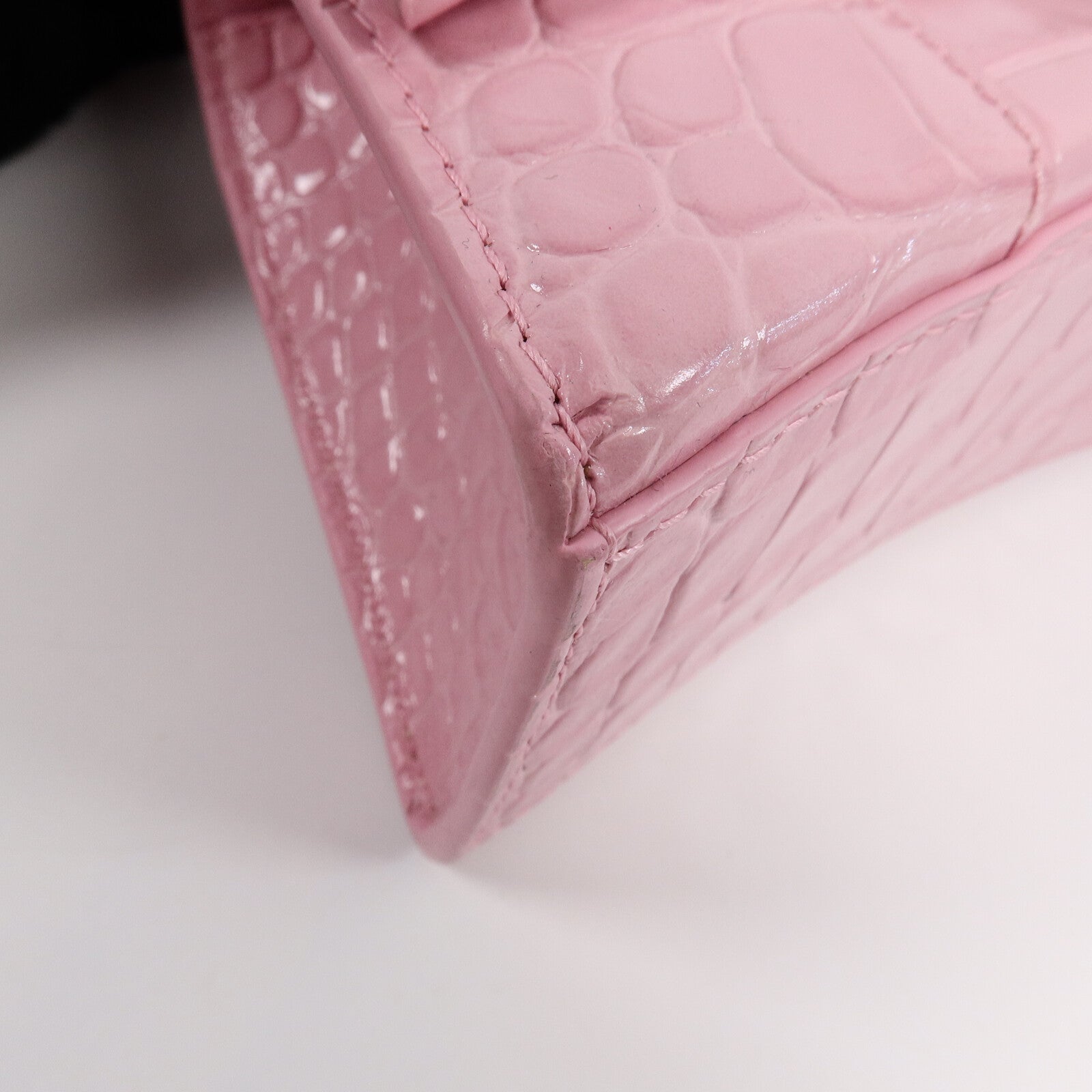 BALENCIAGA 牛皮皮革Hourglass XS Handbag手挽肩背兩用袋