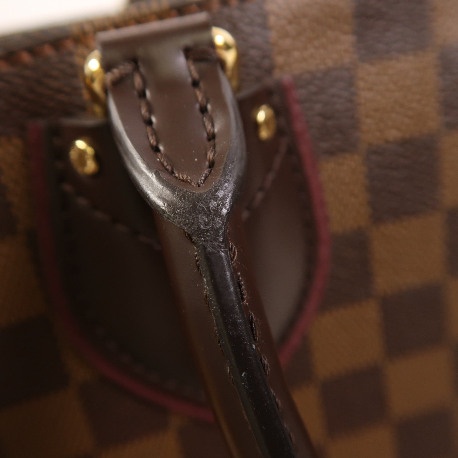 LOUIS VUITTON 【激減優惠】Damier Normandy金扣手挽肩背兩用袋