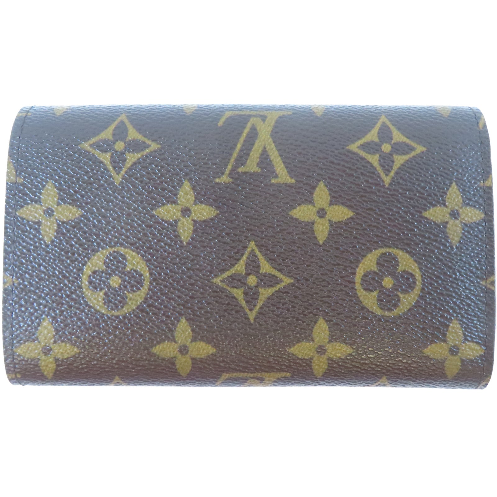 LOUIS VUITTON Monogram Portafeiulle Tresor Wallet金扣錢包啡色