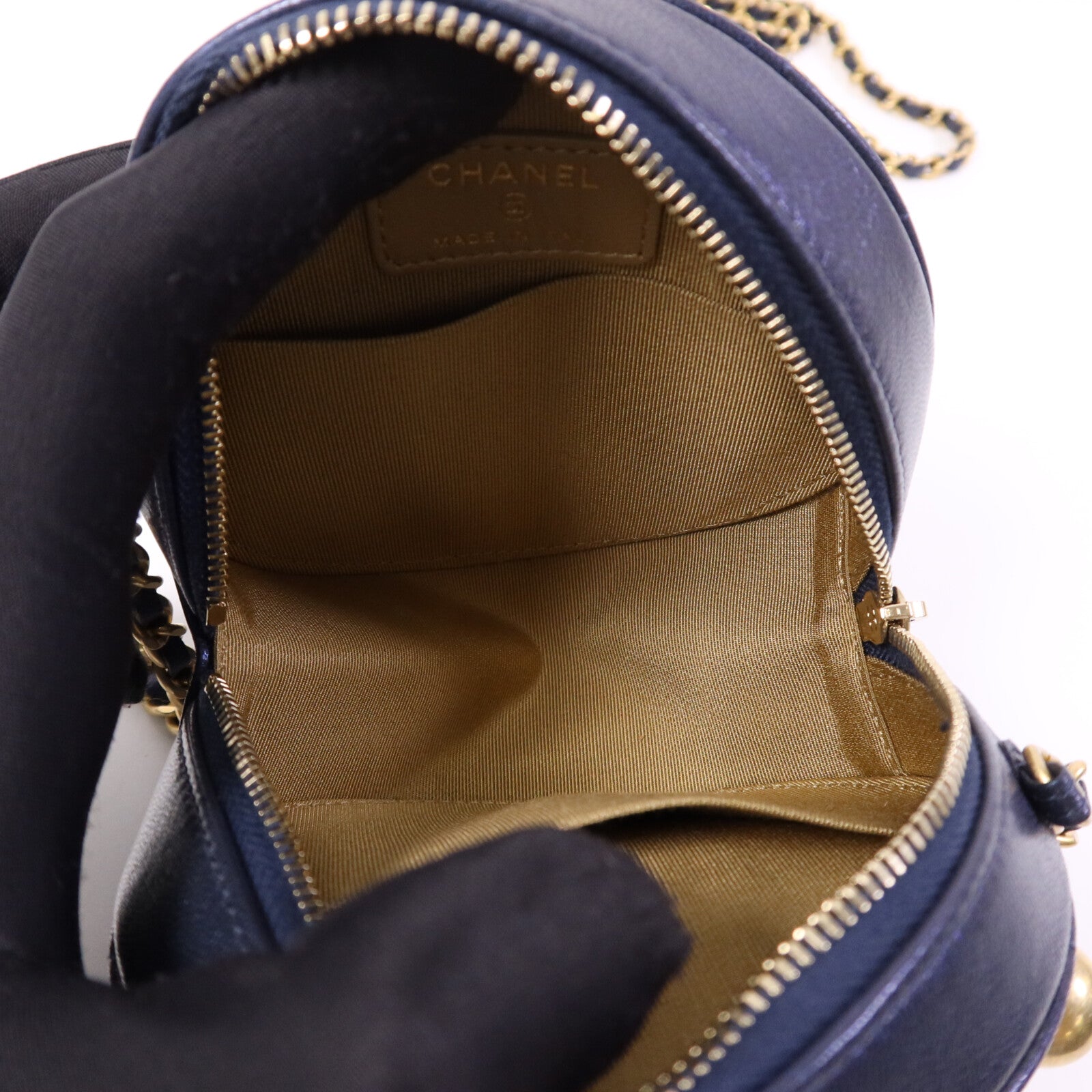 CHANEL 【激減優惠】牛皮皮革Chain Shoulder Bag金扣鏈帶肩背袋