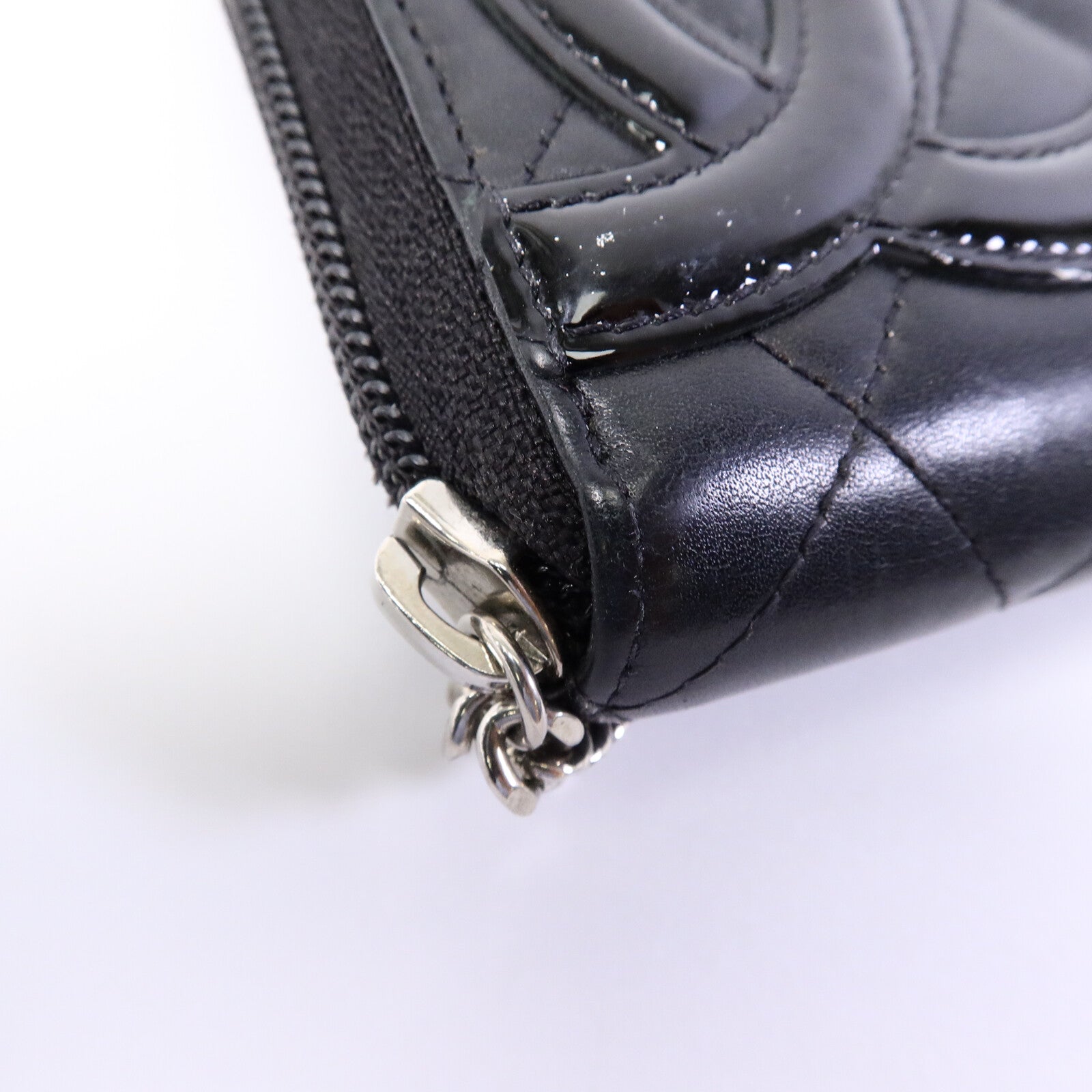 CHANEL 牛皮皮革Cambon Zipper Long Wallet長錢包
