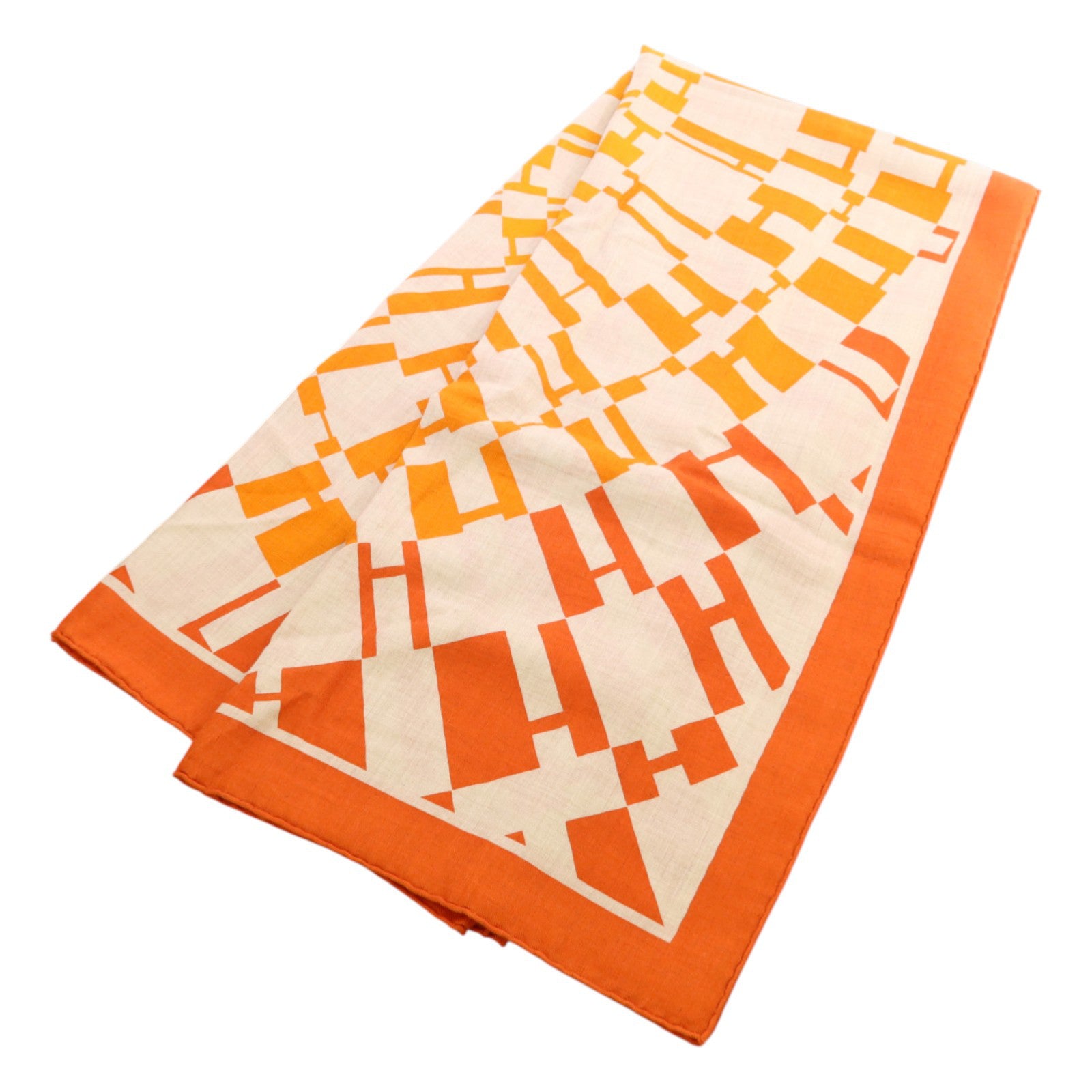 HERMES 羊絨/絲質Mors A Jouets Bandana Shawl 140絲巾