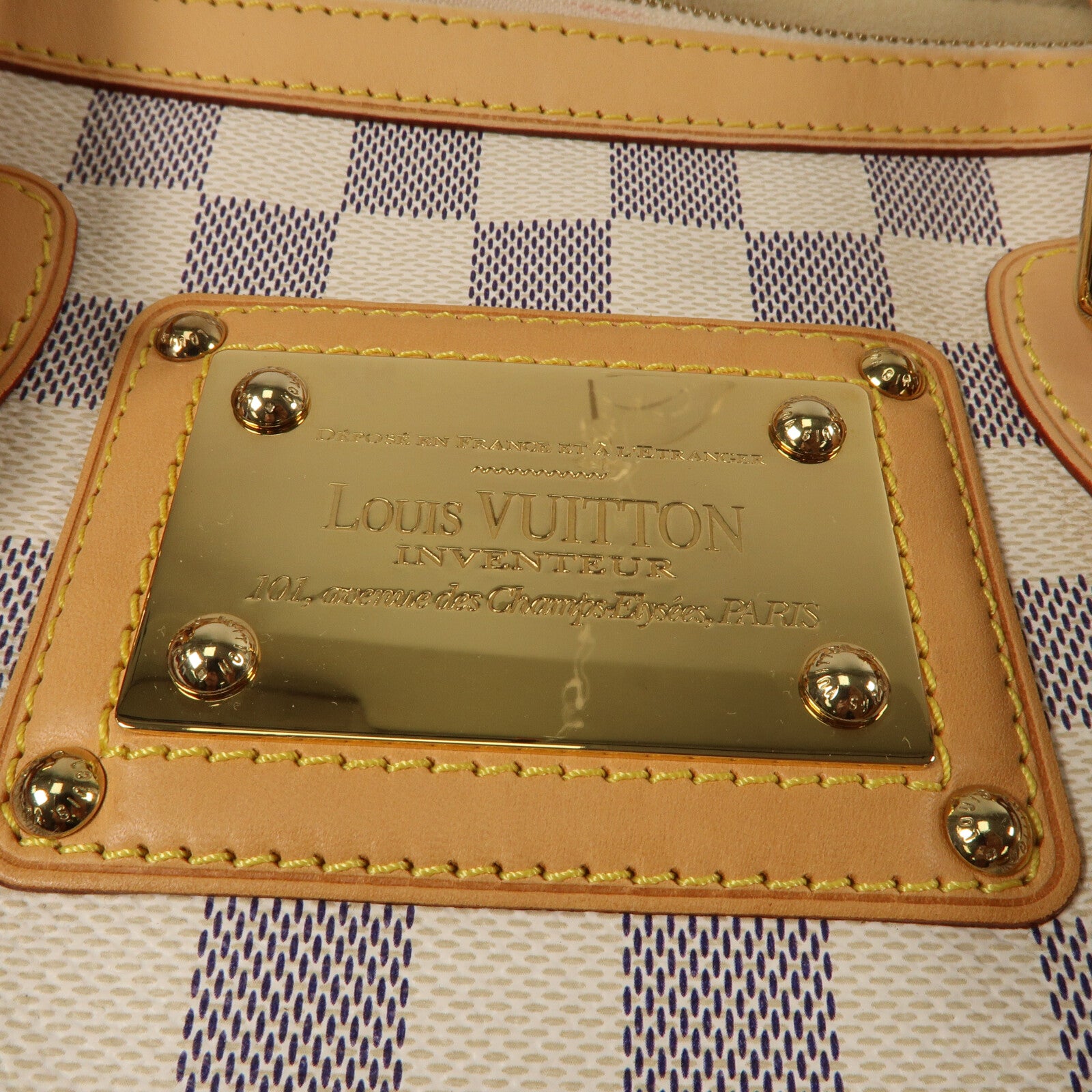 LOUIS VUITTON Damier Azur Berkeley手挽袋