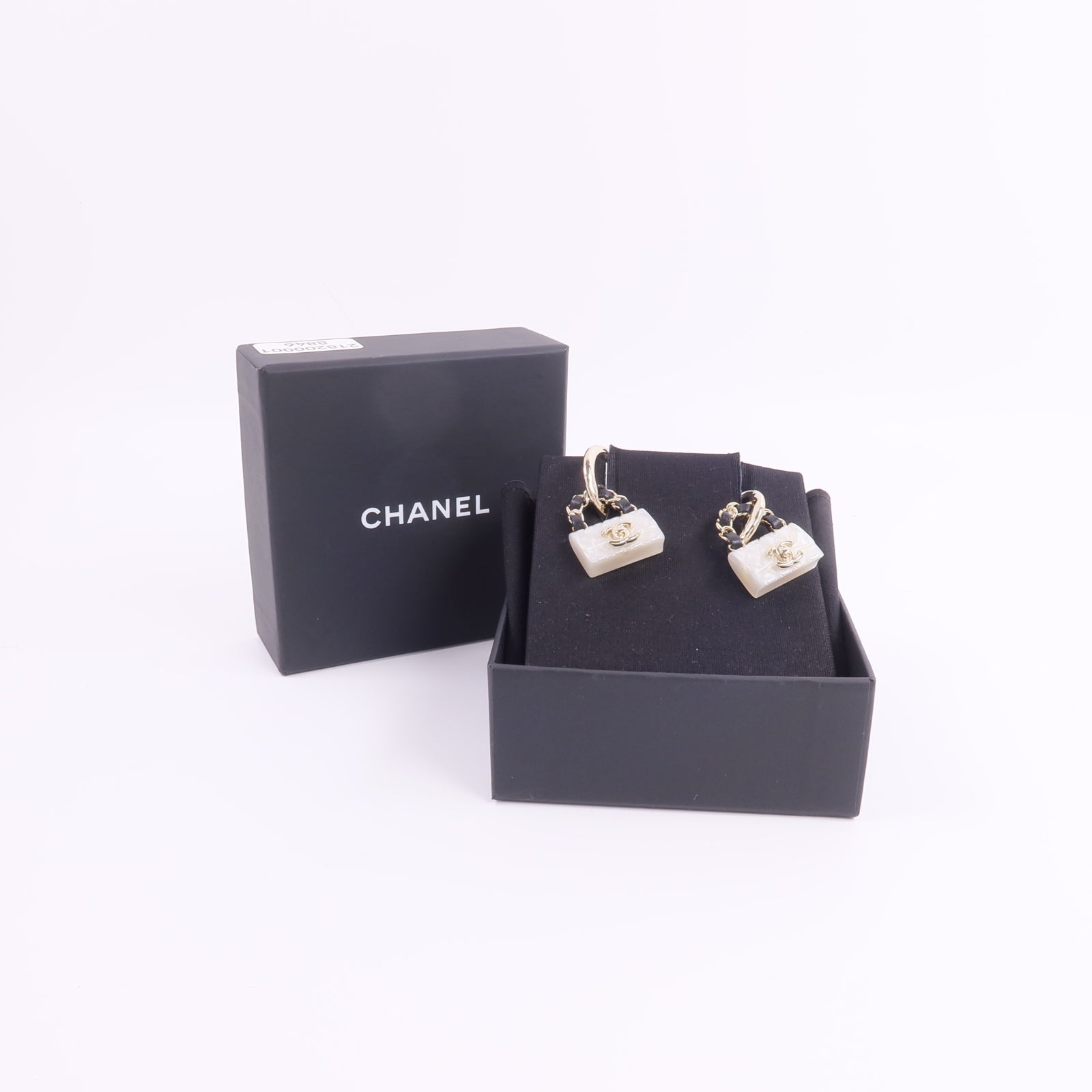 CHANEL PVC/金屬/皮革Earrings耳環