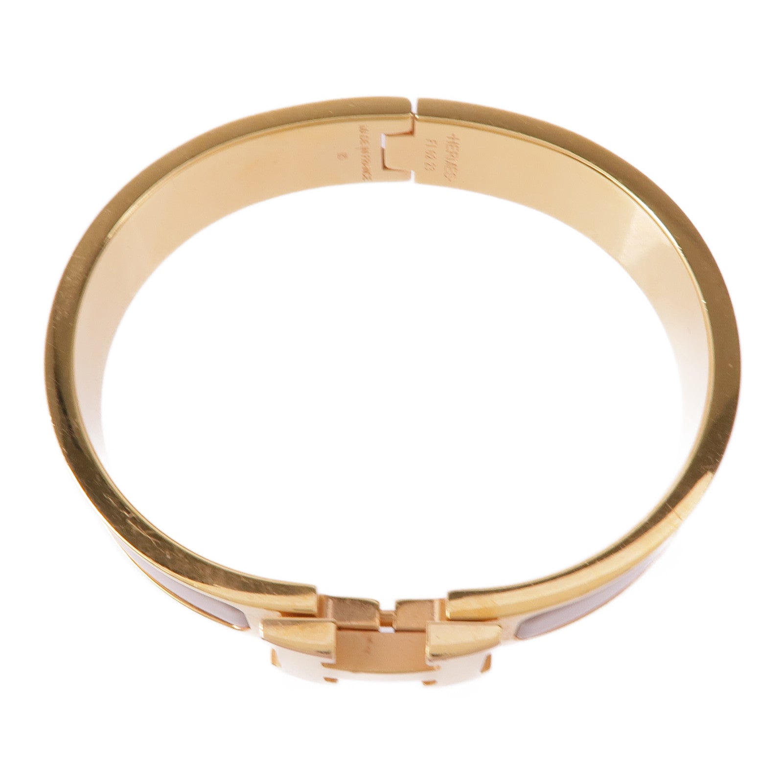 HERMES 琺瑯/金屬Clic H手鐲